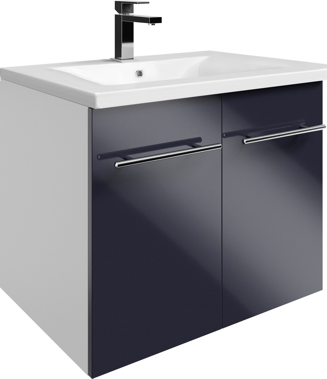 welltime Waschtisch »BAJA«, Badmöbel inkl. Keramikwaschbecken, Breite 60cm