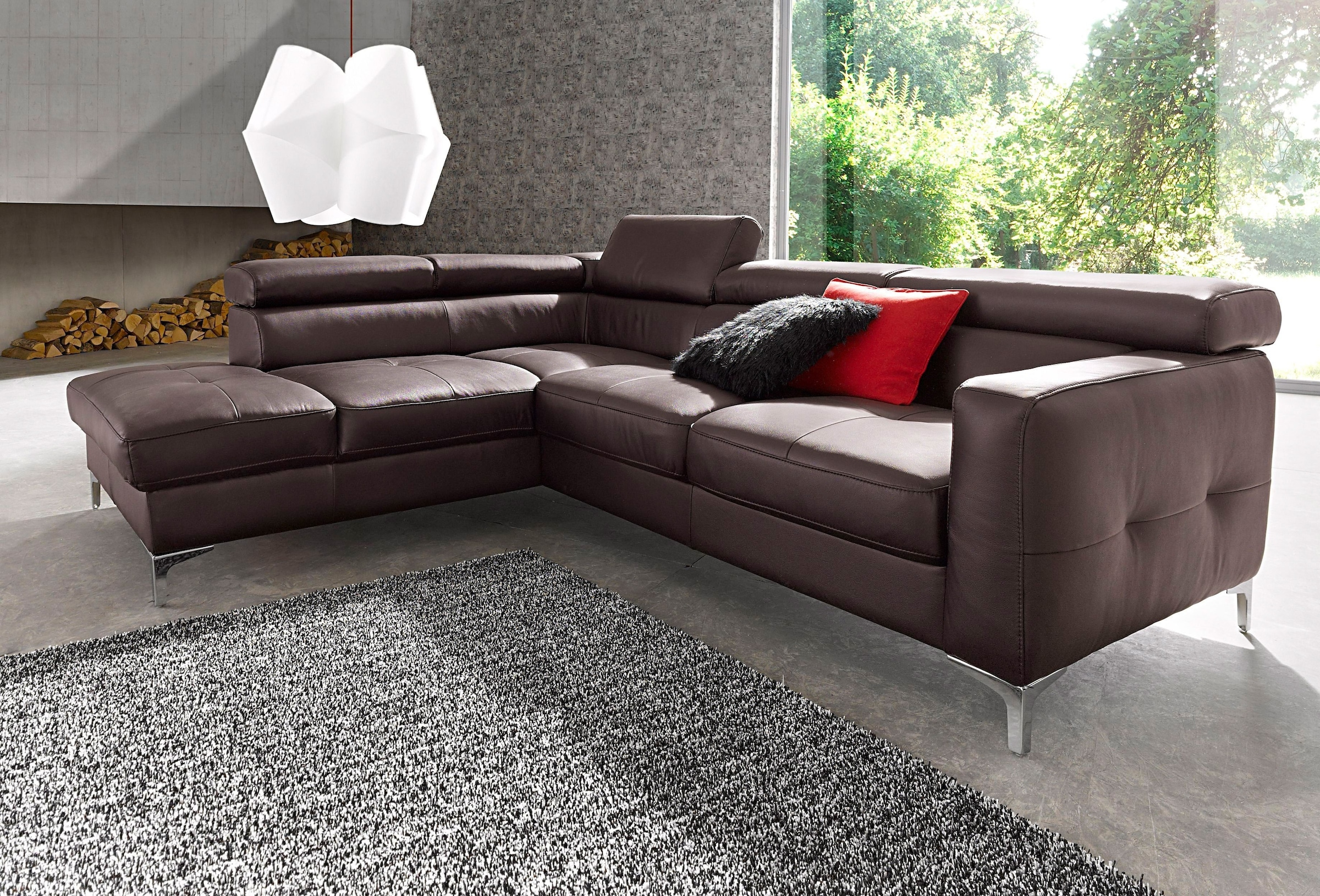 COTTA Polstergarnitur "Sammy L-Form", (Set), Set bestehend aus: Ecksofa mit günstig online kaufen