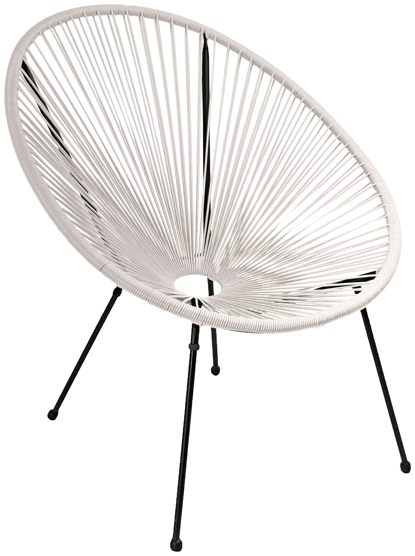 Gartensessel GARDEN PLEASURE, B:73cm H:93cm T:73cm, weiß, Sessel, "Dalida"