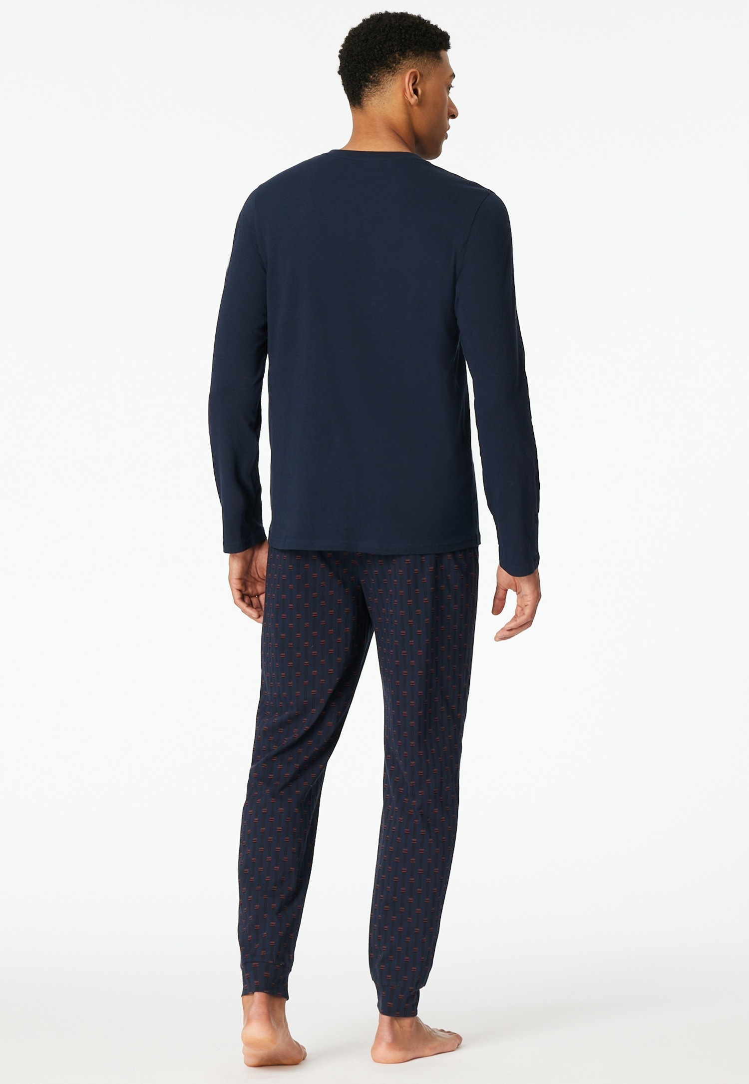 Thumbnail - Schiesser Schlafanzug "Casual Essentials" 2 tlg. mit bequemen Bündchen