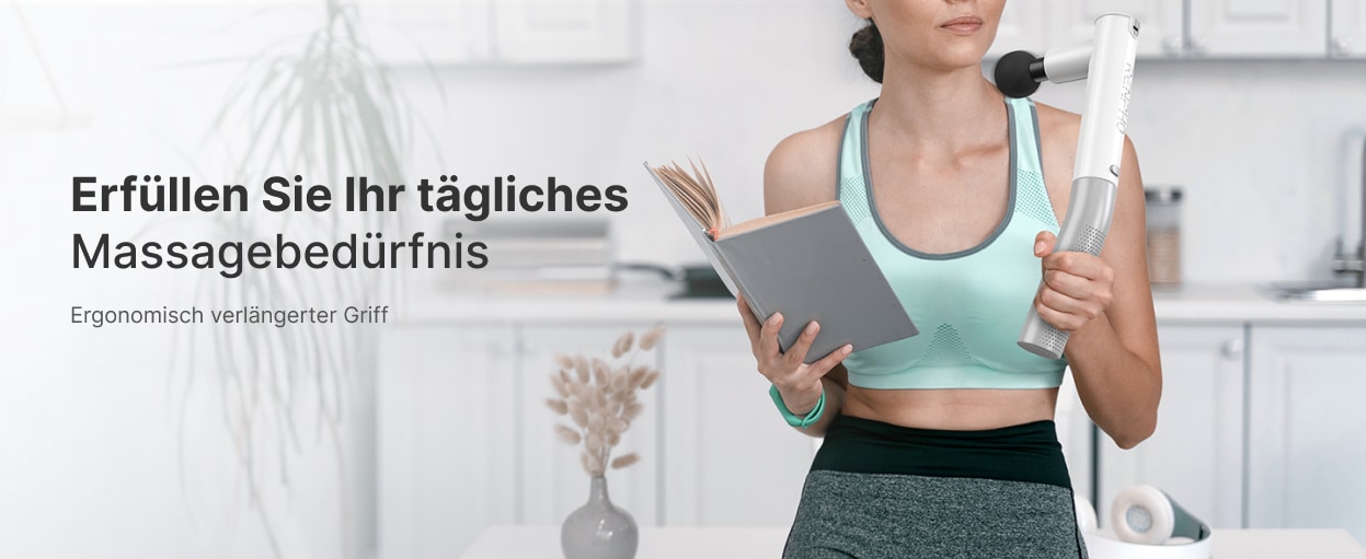 Renpho Massagepistole »Renpho Extend Massage Gun C004« Inkl.Verlängerungsgriff für schwer zu erreichende Stellen