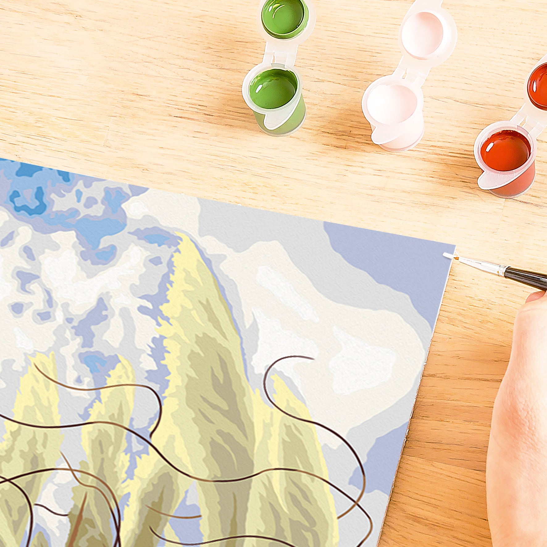 Ravensburger Malen nach Zahlen »CreArt, Grass in the Wind«, Made in Europe