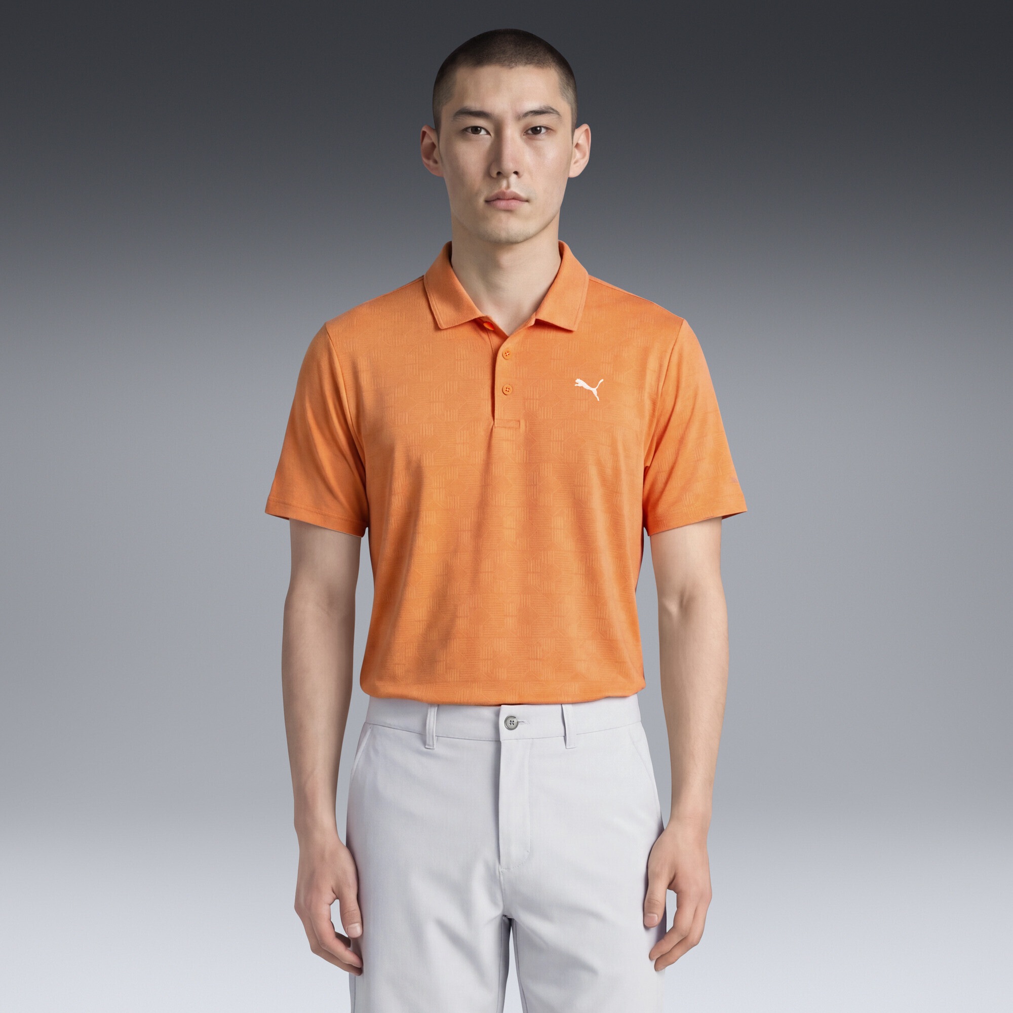 PUMA Poloshirt »MATTR Deco Jacquard Golfpolo Herren«
