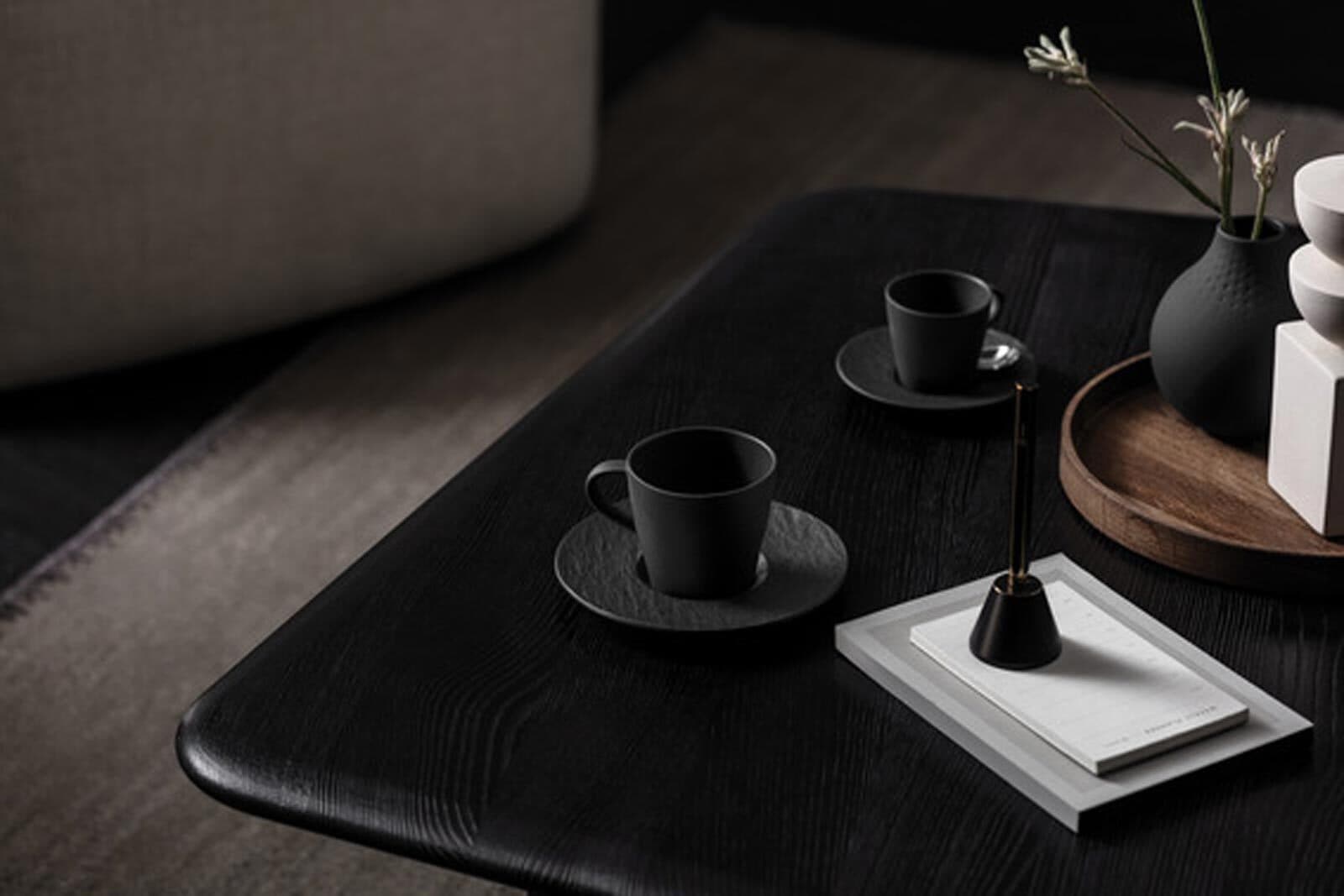 Villeroy & Boch Espressotasse »Espresso Set Manufacture Rock 60 ml 6er Set schwarz«