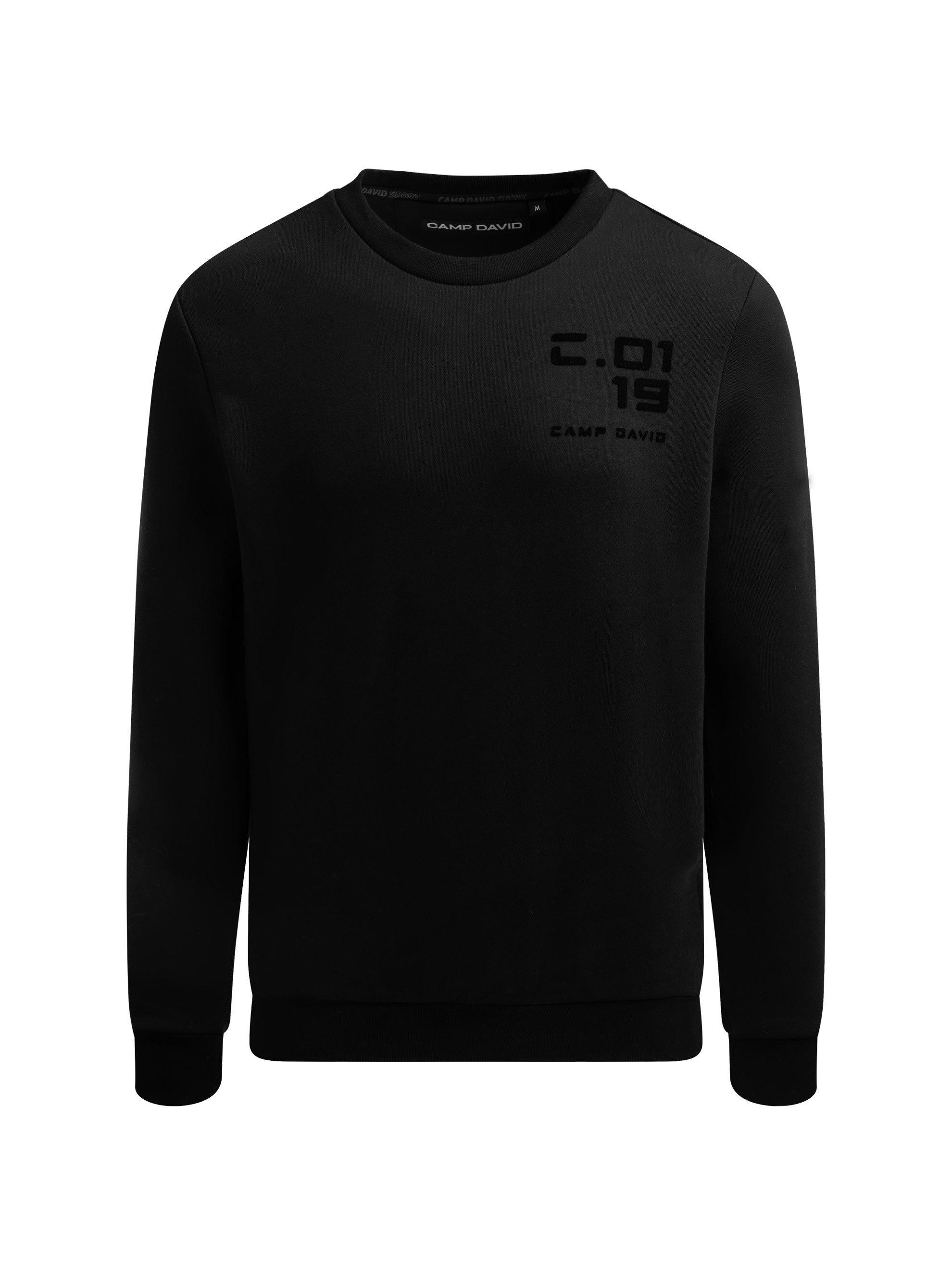 CAMP DAVID Sweater , mit Flock-Print
