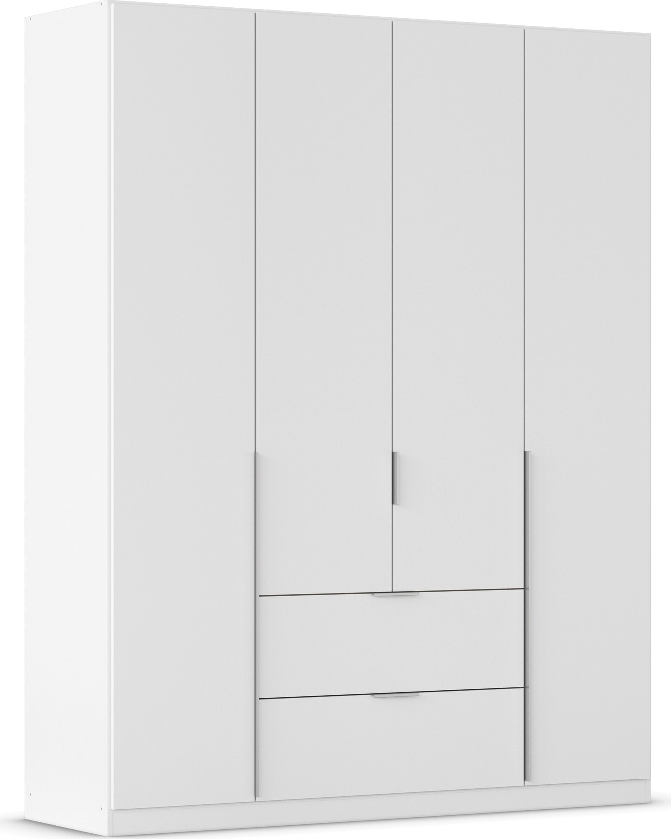 OTTO home Drehtürenschrank "Kleiderschrank Schrank Garderobe AGORDO mit Dekor- oder Hochglanzfront" in zwei Griff-Farben, Breite 181 cm, mit Außenschubkästen, Serie in 7 Breiten und 2 Höhen MADE IN GERMANY