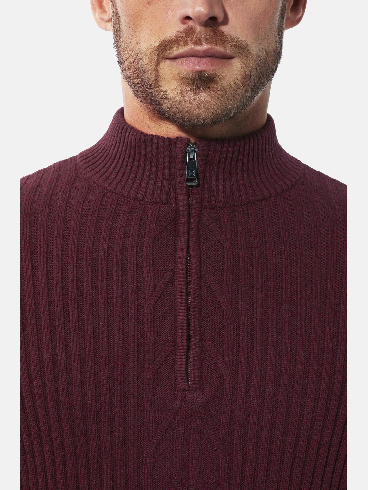 Troyer BABISTA "Pullover HERMENIO", Herren, Gr. L, rot (dunkelrot), Obermaterial: 100% Baumwolle CO., Pullover Troyer 3