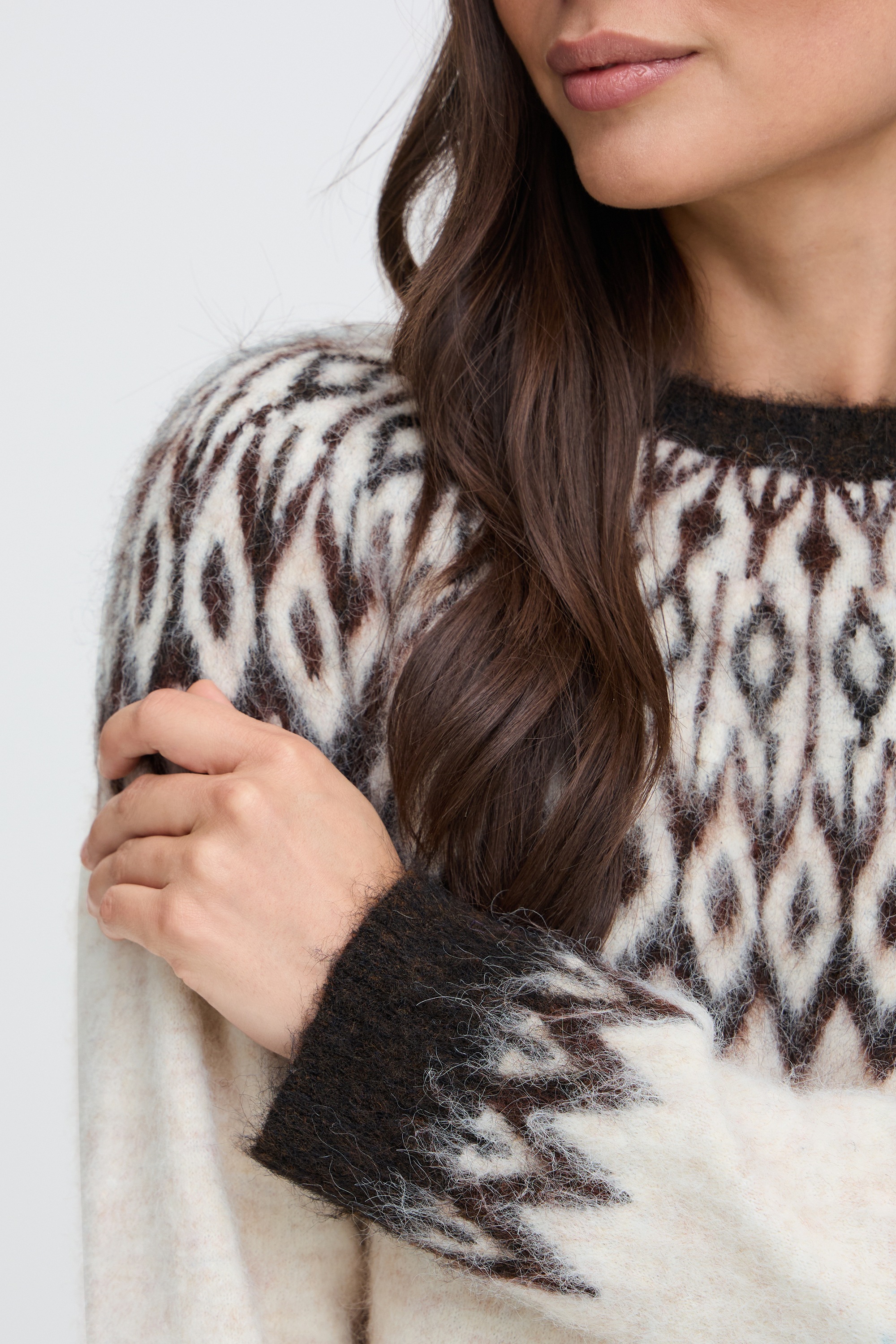 b.young Strickpullover »Damen Langarm BYMILOU«