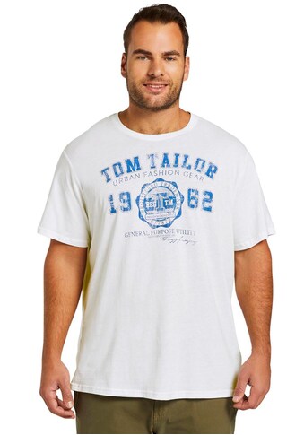 TOM TAILOR PLUS T-Shirt, mit auffälligem Logoprint kaufen