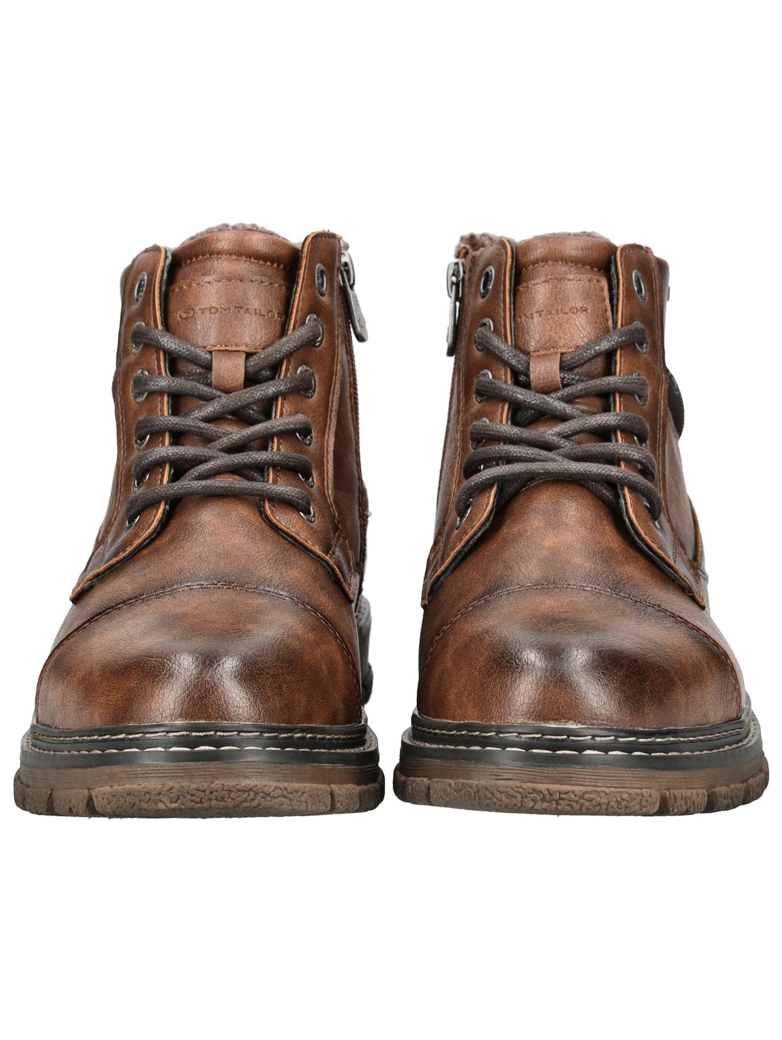 TOM TAILOR Schnürstiefelette »Tom Tailor Stiefelette Lederimitat/Textil«