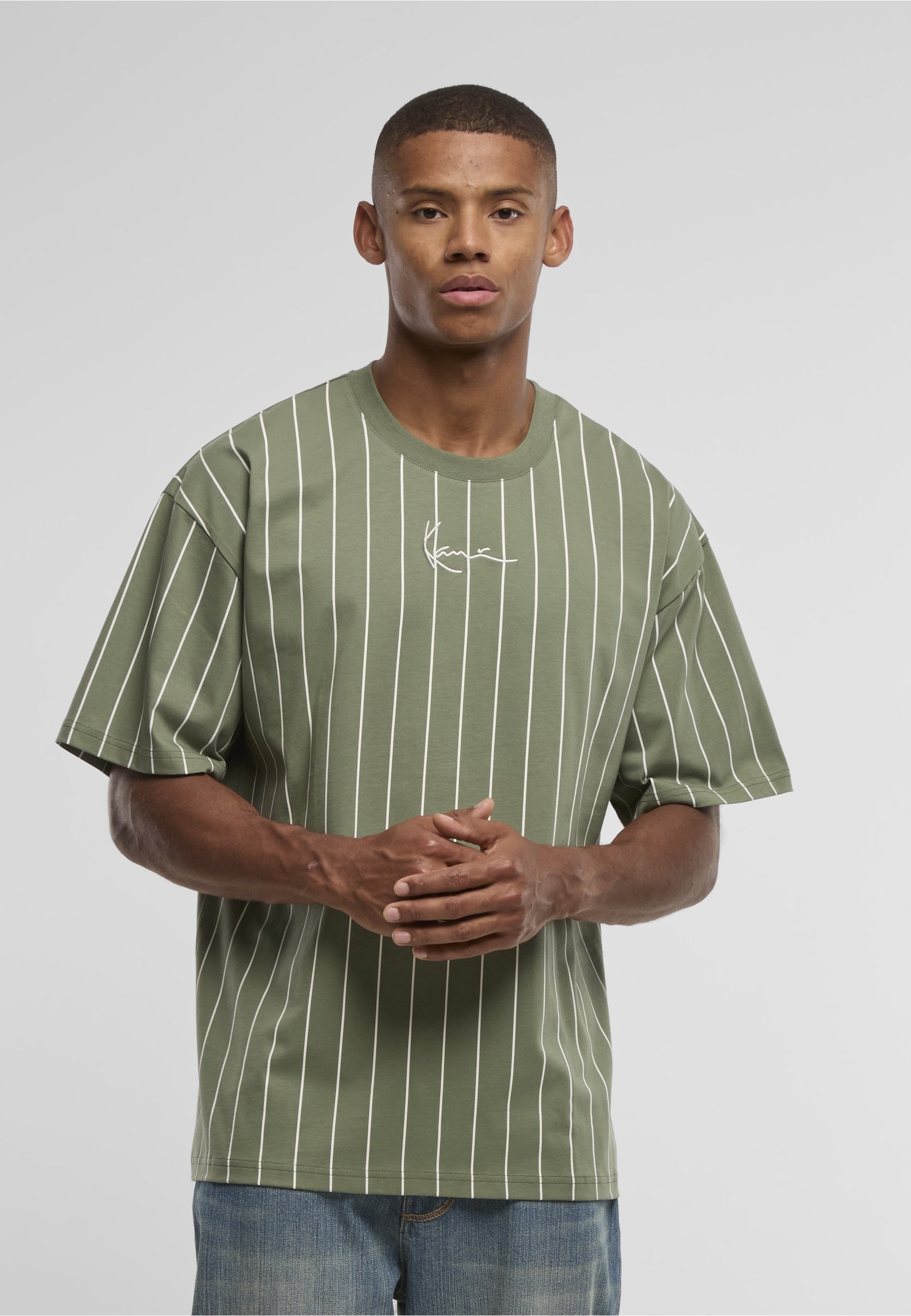 Karl Kani T-Shirt »Karl Kani Small Signature Essential Pinstripe Tee« 1