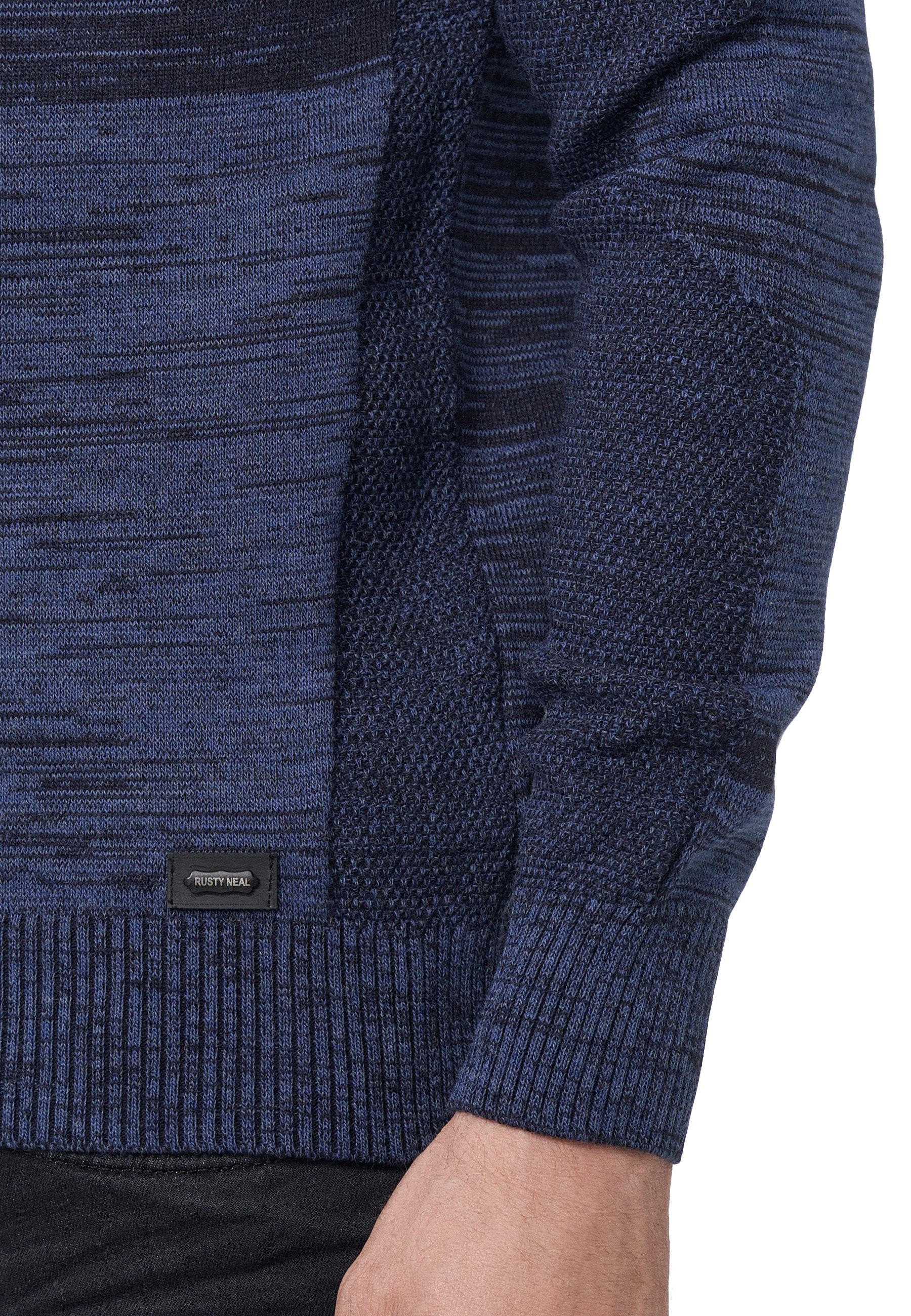 Rusty Neal Strickpullover »RUSTY NEAL Knitwear«, im sportiven Stil