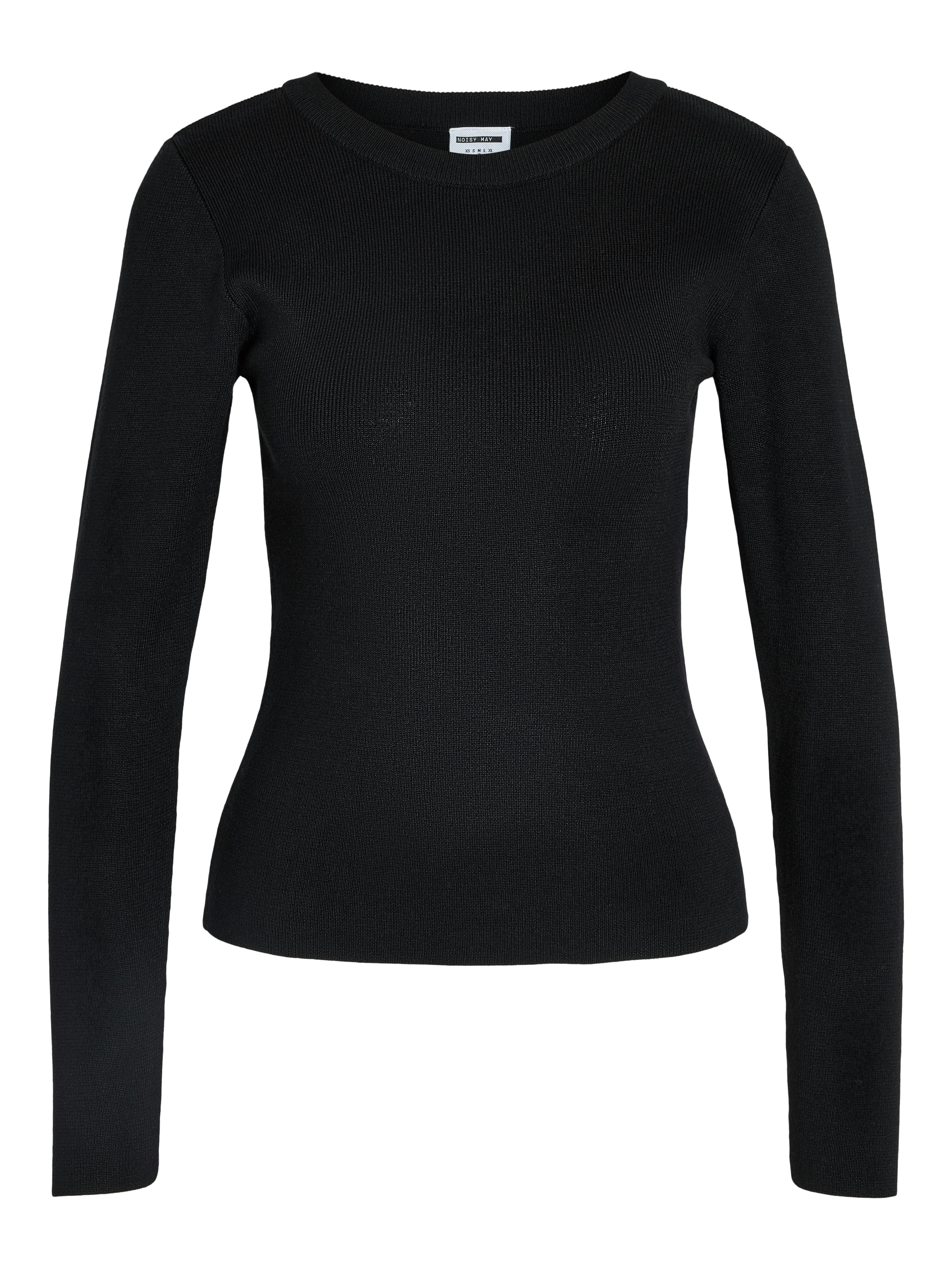Noisy may Strickpullover »NMJAZ L/S O-NECK KNIT FWD NOOS«