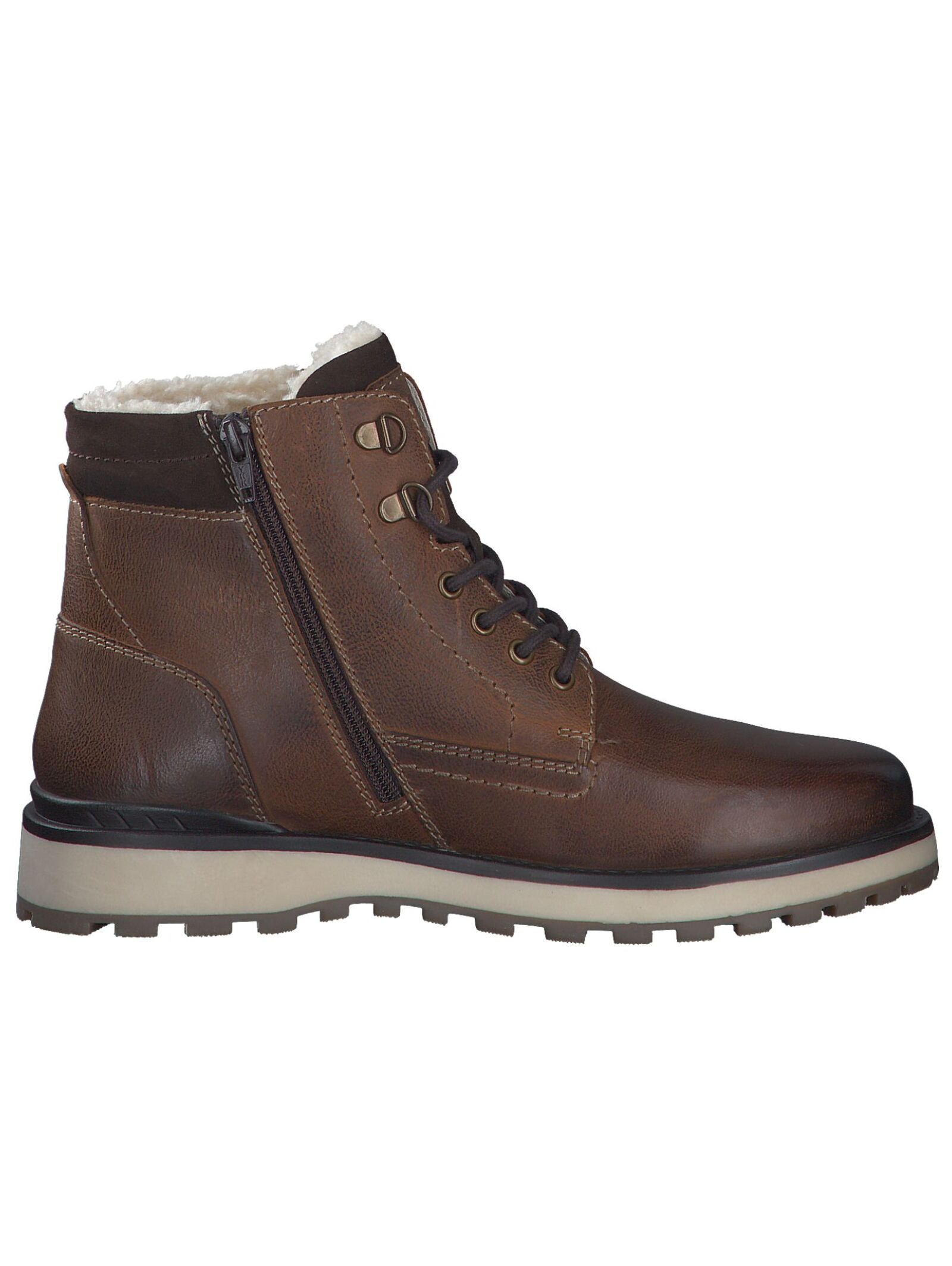 s.Oliver Schnürstiefelette »s.Oliver Stiefelette Glattleder«