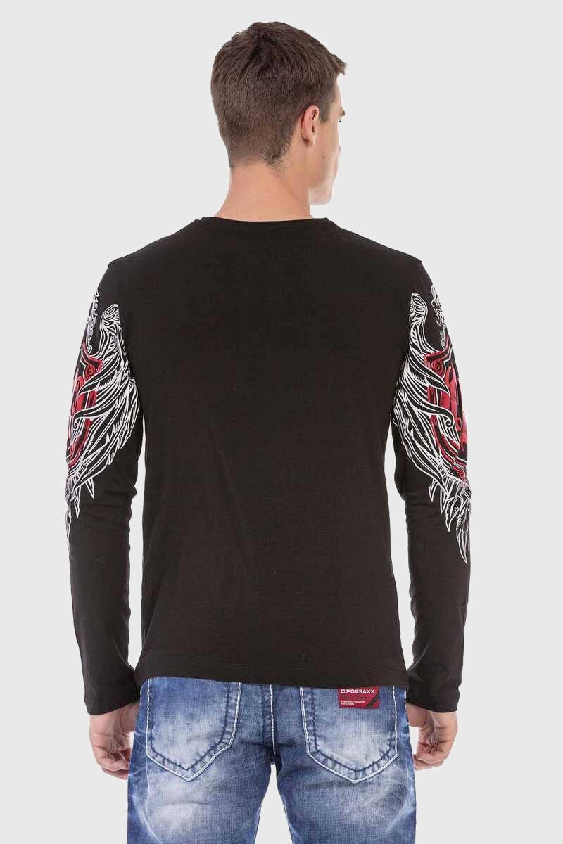 Cipo & Baxx Sweater "Sweatshirts", 1 Stk. mit trendigen Print günstig online kaufen