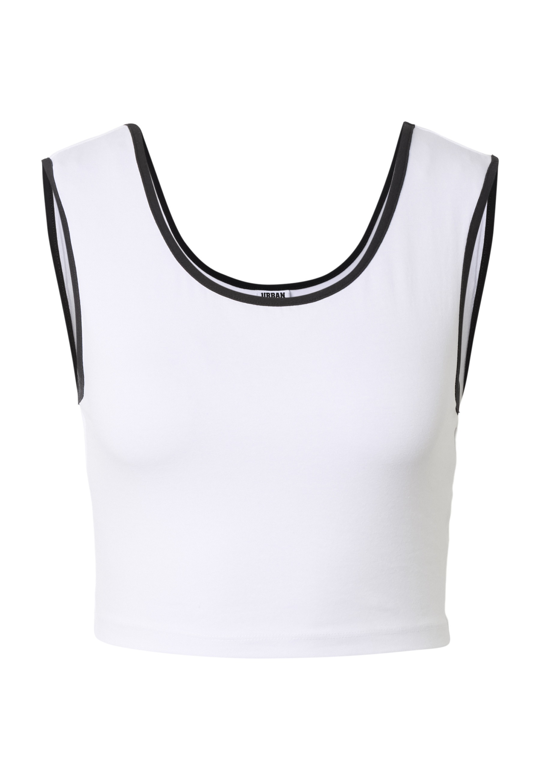 URBAN CLASSICS T-Shirt »Urban Classics Ladies Contrast Cropped Top« 1 Stk.