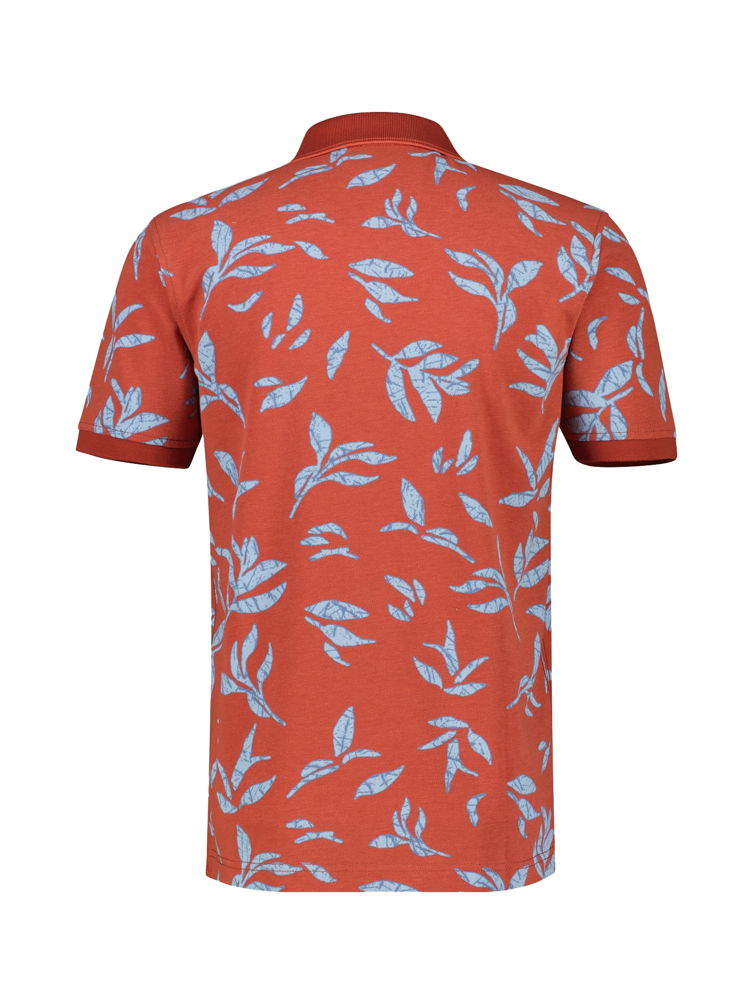 LERROS Poloshirt »LERROS Poloshirt mit floralem Druck und abgesetzen Details«
