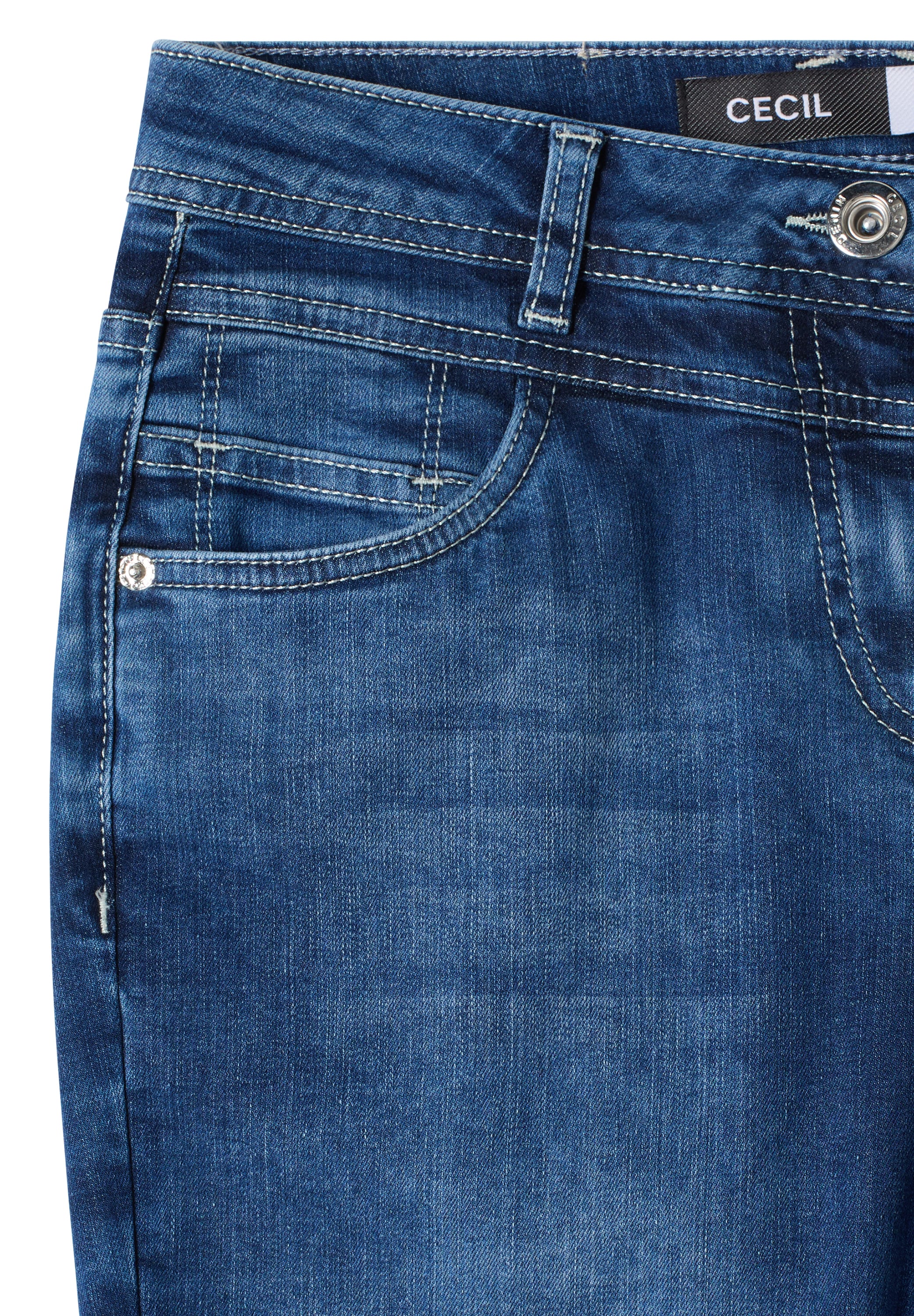 Cecil Comfort-fit-Jeans Middle Waist