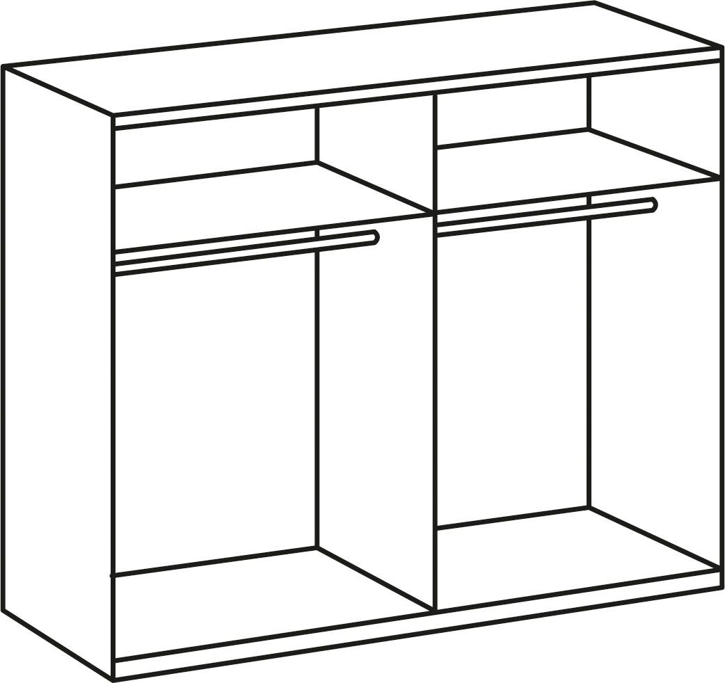 Wimex mit BAUR | Schwebetürenschrank »Minden«, Spiegel