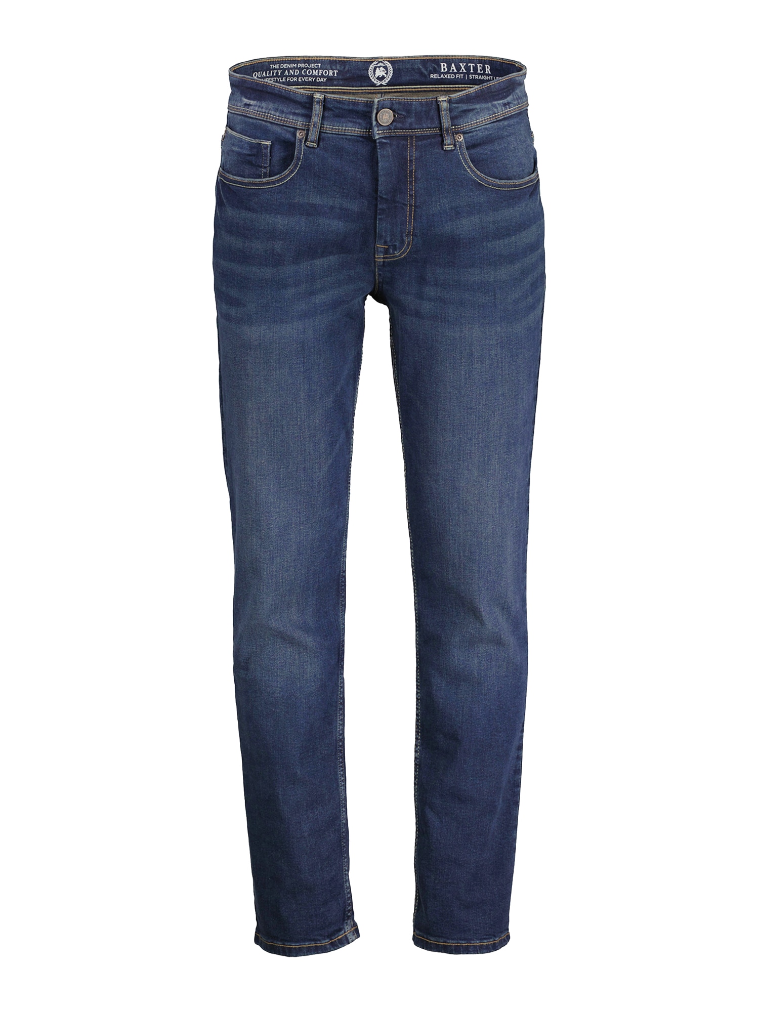 LERROS Relaxhose "Baxter Relaxed Fit Jeans – Bequemer Stretch 5-Pocket Denim" Bequeme Stretch-Jeans - pflegeleicht, ideal für Alltag & Freizeit