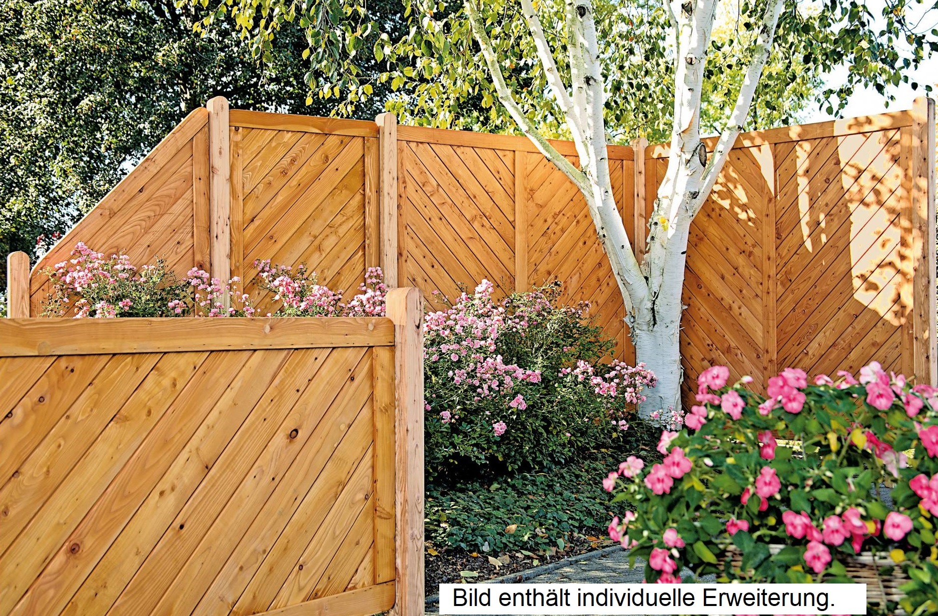 Tetzner & Jentzsch Dichtzaun "Springfield 1" 4 Elemente, LxH: 585x180 cm günstig online kaufen