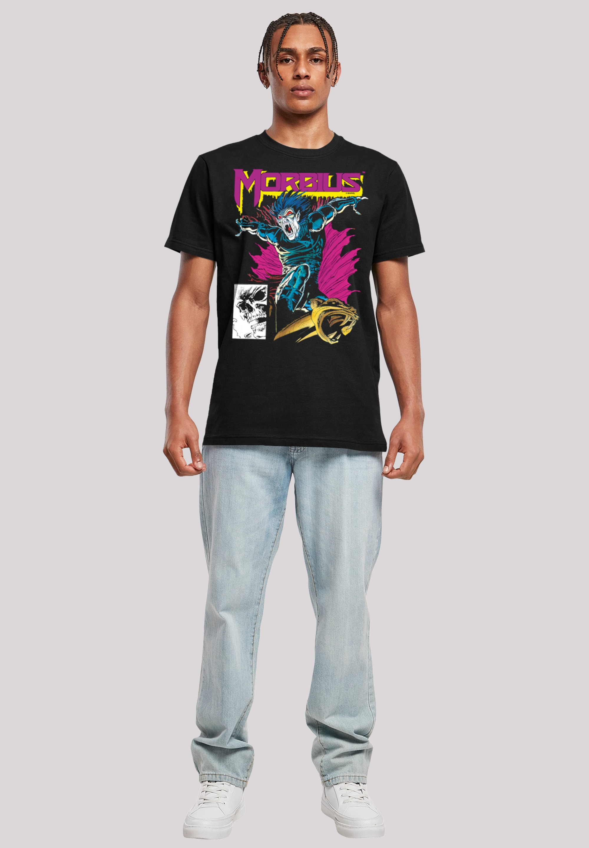 F4NT4STIC T-Shirt »T-Shirt 'Marvel Comics Morbius Midnight Sons'«, Herren,Premium Merch,Regular-Fit,Basic,Logo Print