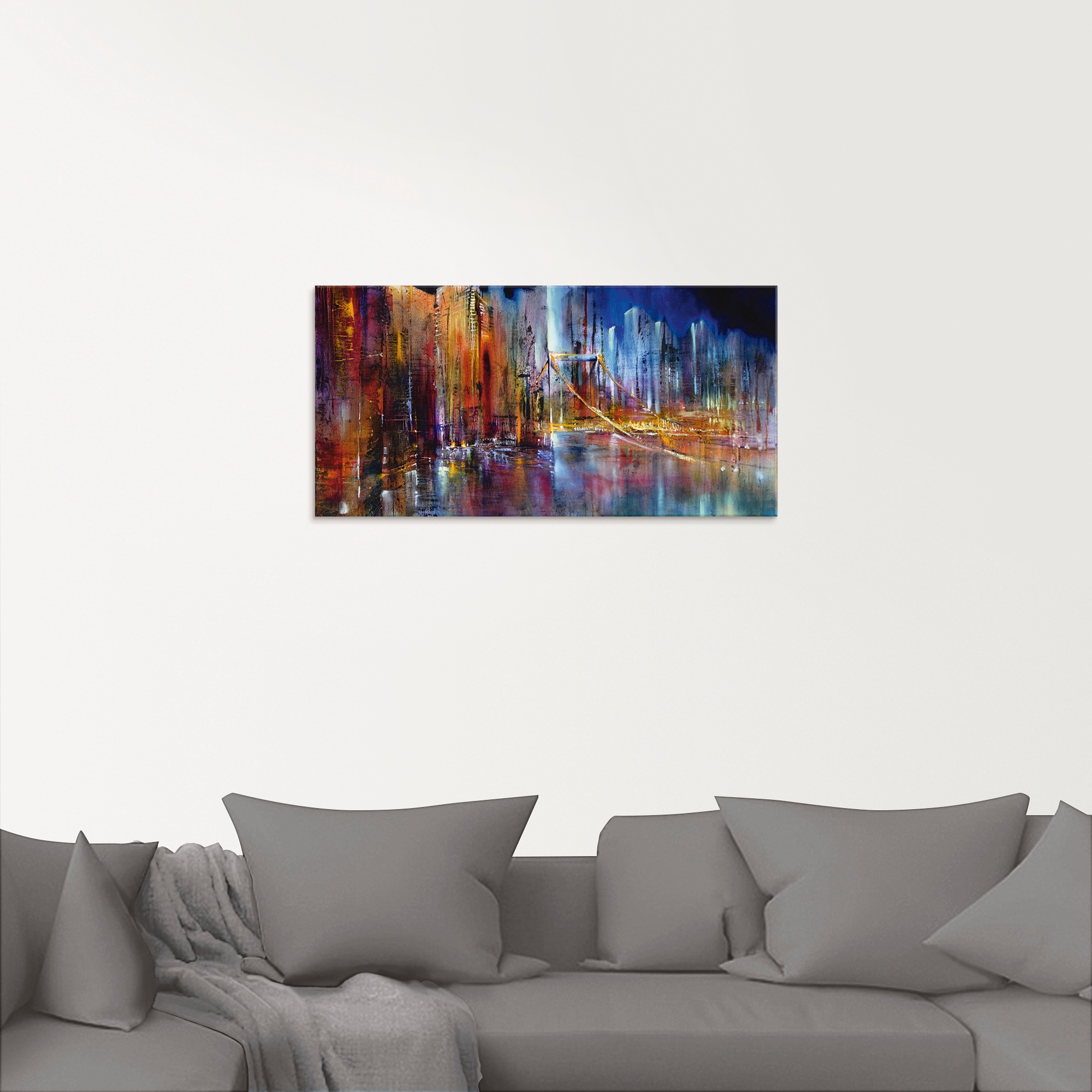 Artland Glasbild "Stadtansicht I" Amerika 1 Stk. tlg. in verschiedenen Größ günstig online kaufen