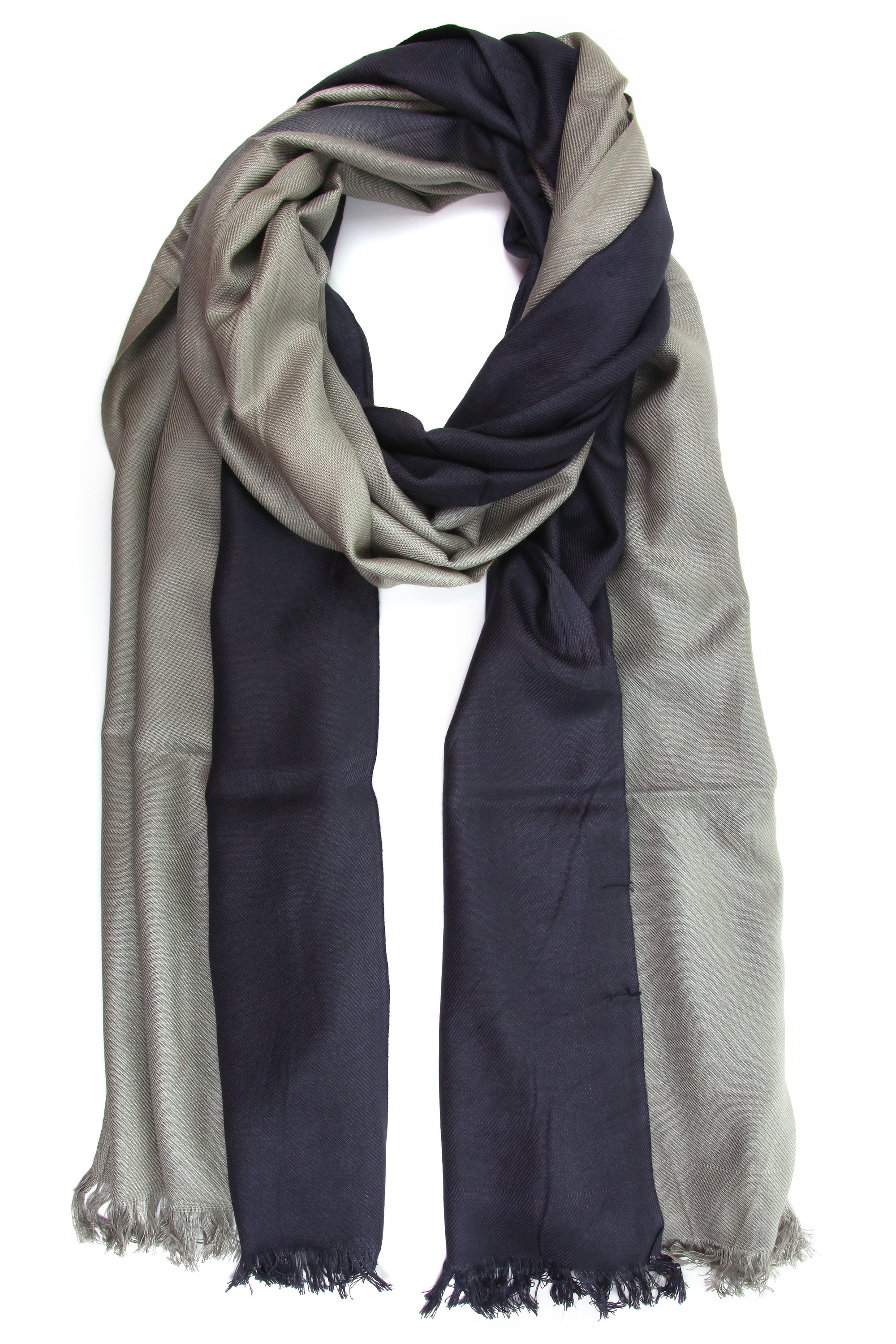 COLLEZIONE ALESSANDRO 1100000002199 "Lonie" 1 Stk. im Farbverlauf mit Fransenkante