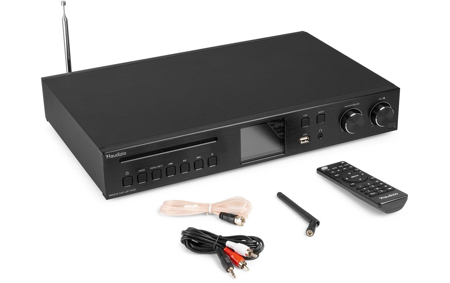 AUDIZIO Internet-Radio »Brescia« ( Digitalradio (DAB+) | FM-Tuner | Internetradio )