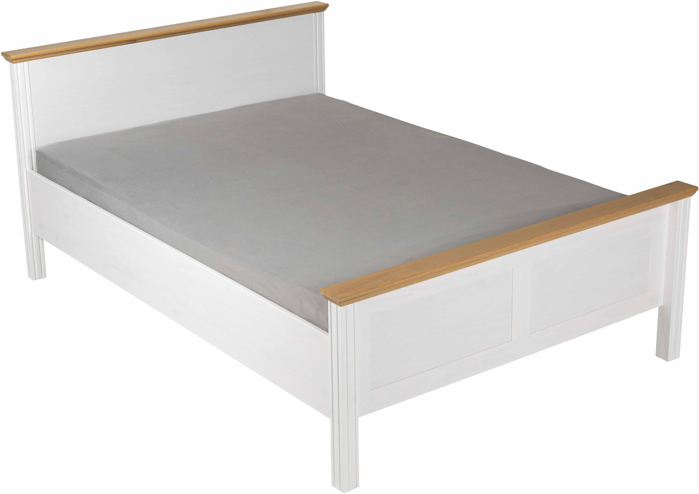 Inter Link Massivholzbett "Maluno" Kiefer Massiv, ohne Lattenrost, 90/120/1 günstig online kaufen