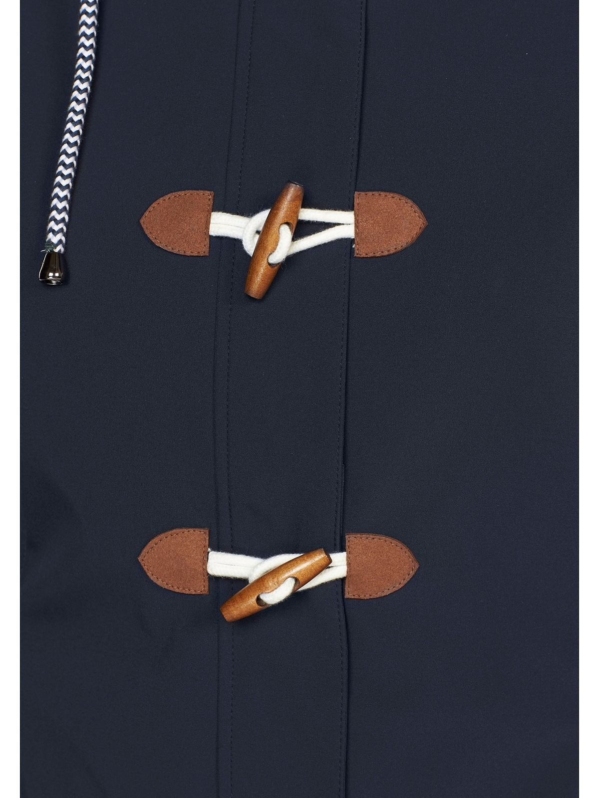 Polarino Outdoorjacke »Große Größen«, mit Kapuze, mit Knebelknöfen