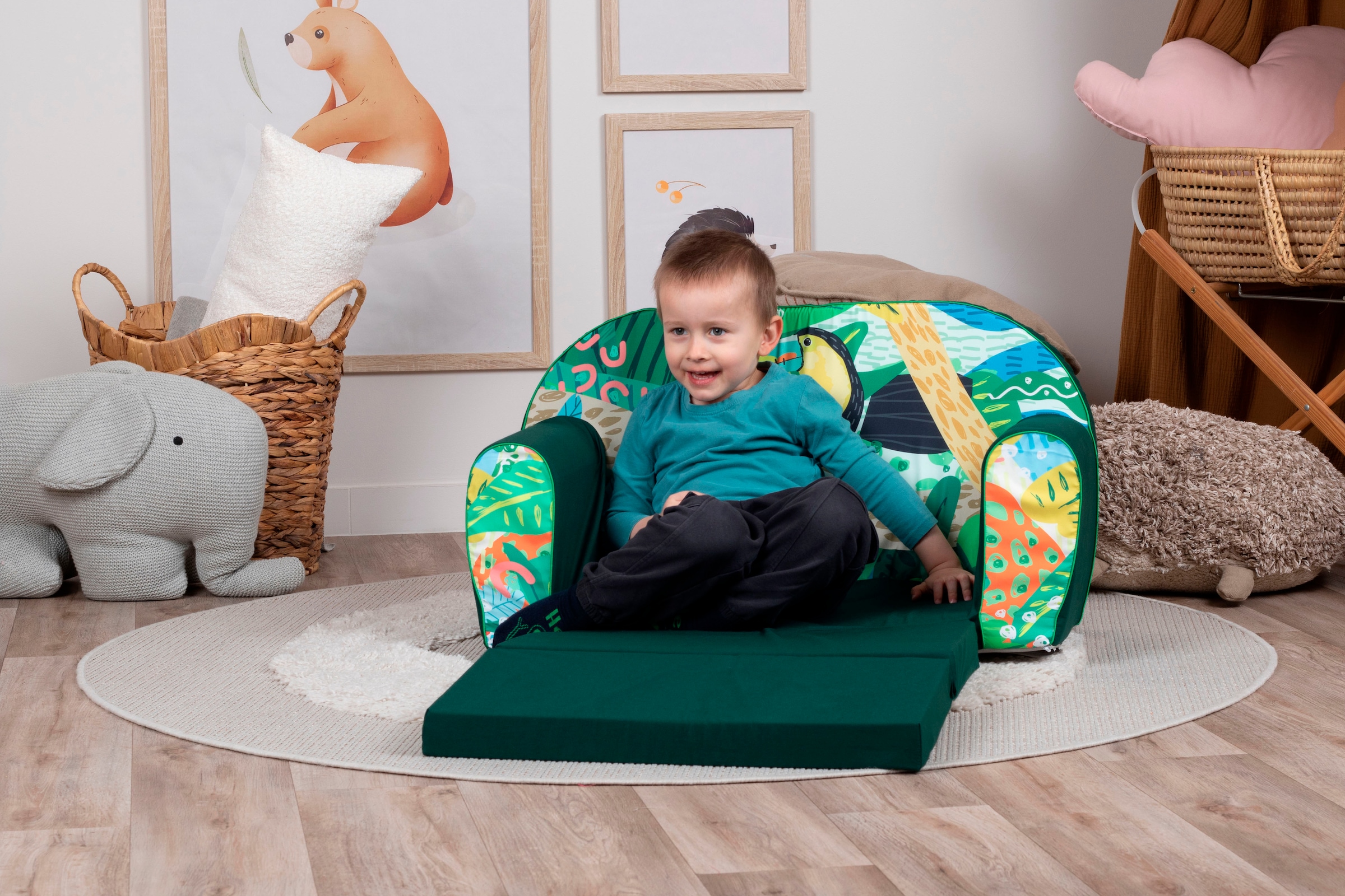 Knorrtoys® Sofa »Jungle animal« für Kinder; Made in Europe