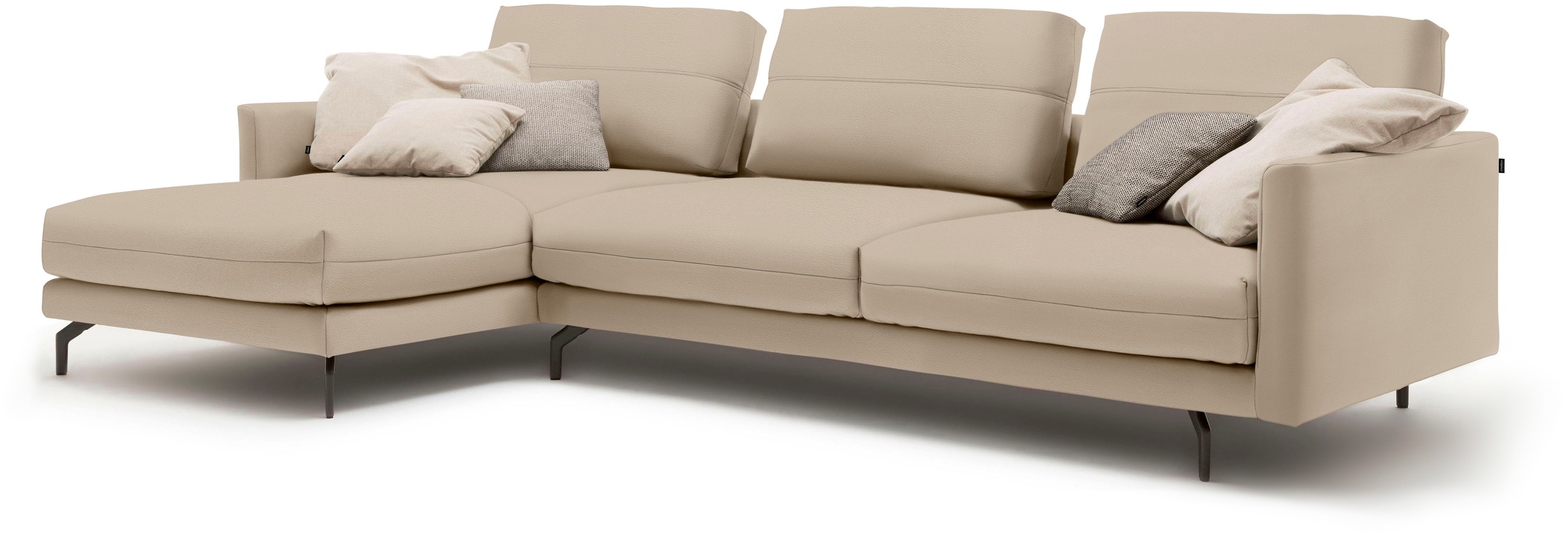 Creation BY ROLF BENZ Ecksofa »CR.414, Designecksofa, Polsterecke, L-Form«, wahlweise aus feinstem Rindsleder oder hochwertigem Chenille