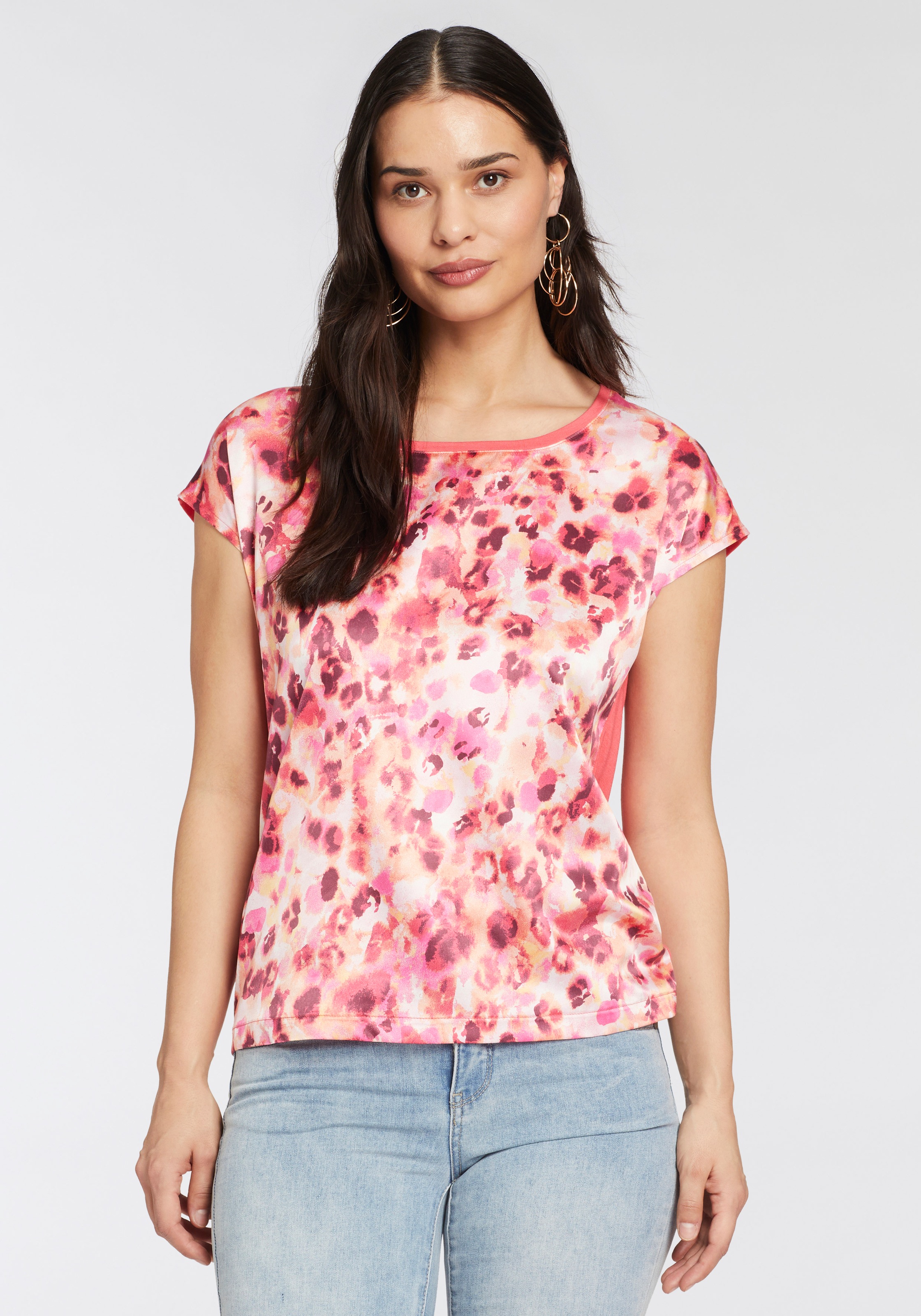 Laura Scott Shirtbluse, aus glänzendem Satin günstig online kaufen