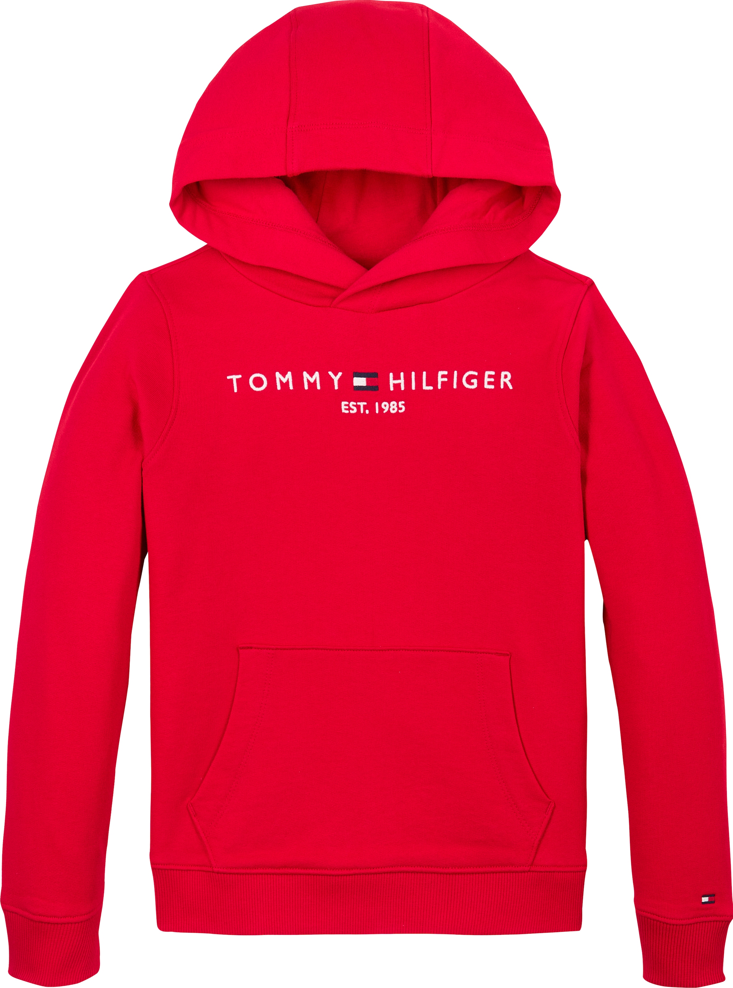 Tommy Hilfiger Kapuzensweatshirt »U ESSENTIAL HOODIE«, mit Logo-Stickerei und Schriftzug