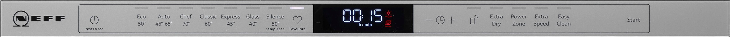 NEFF vollintegrierbarer Geschirrspüler N 70 »S157EAX39E«, 13 Maßgedecke, Time Light: auf den Boden projizierte Restlaufzeit