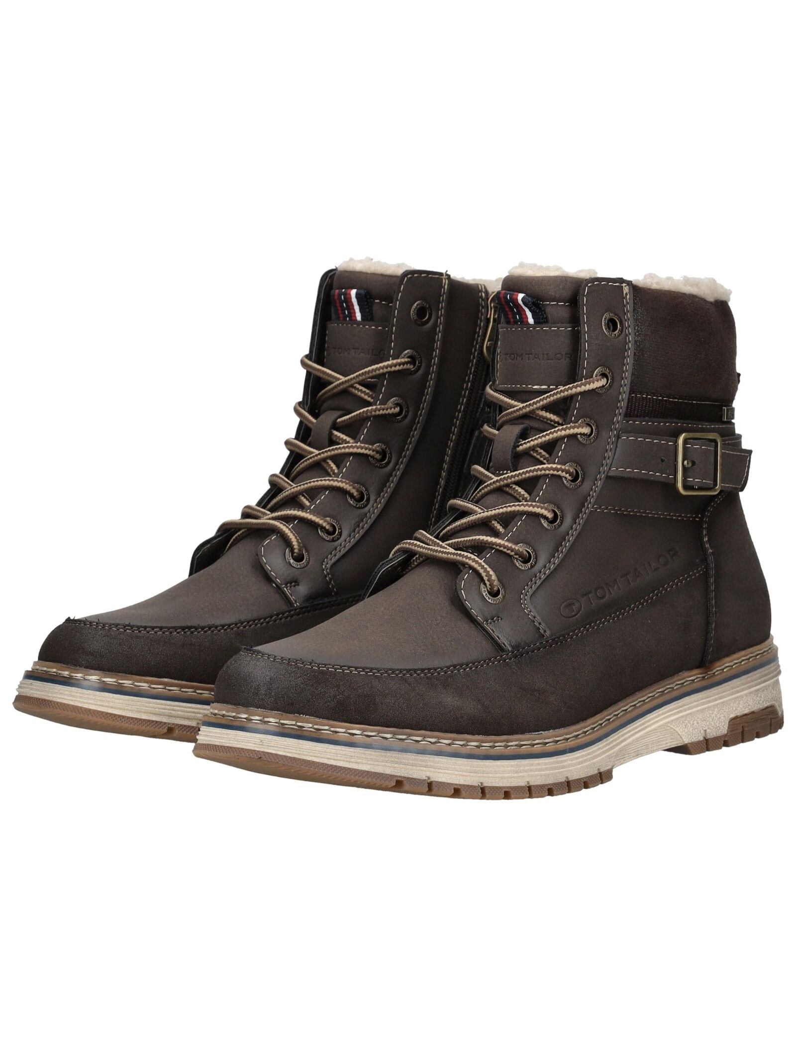 TOM TAILOR Schnürstiefelette »Tom Tailor Stiefelette Lederimitat«