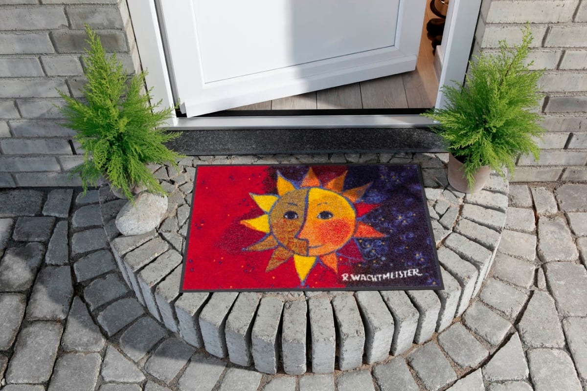 Salonloewe Doormat Size 3 Red Blue 3