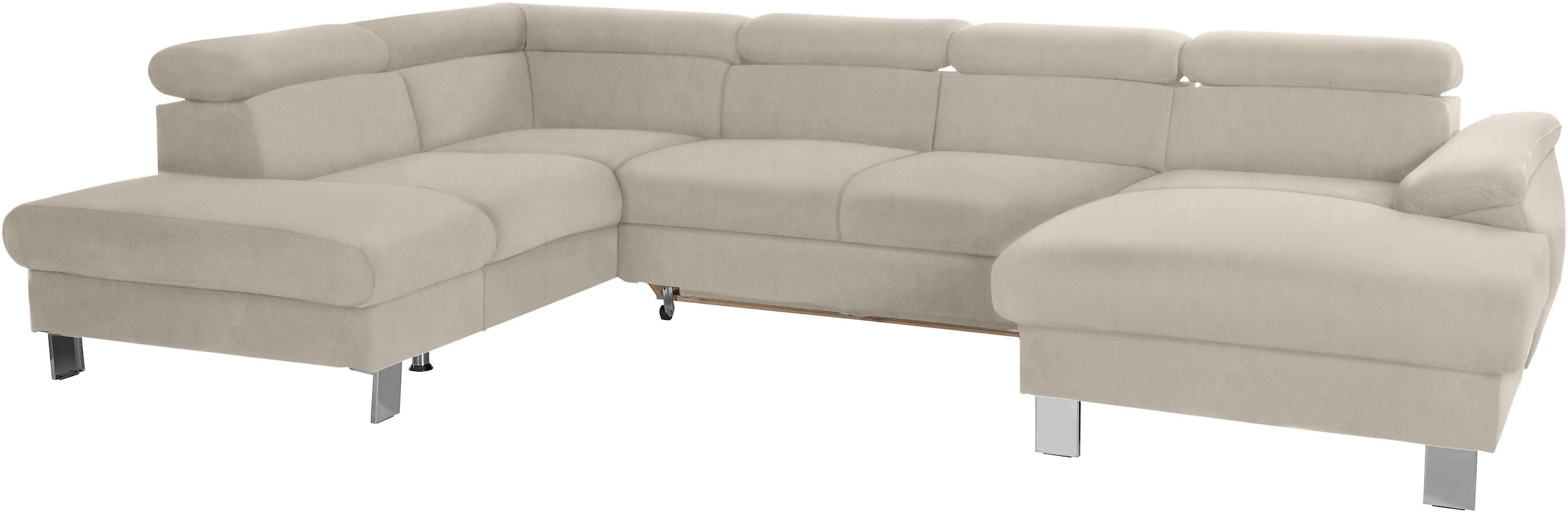 COTTA Wohnlandschaft "Komaris U-Form, B: 320 cm" mit Kopfteilverstellung, o günstig online kaufen