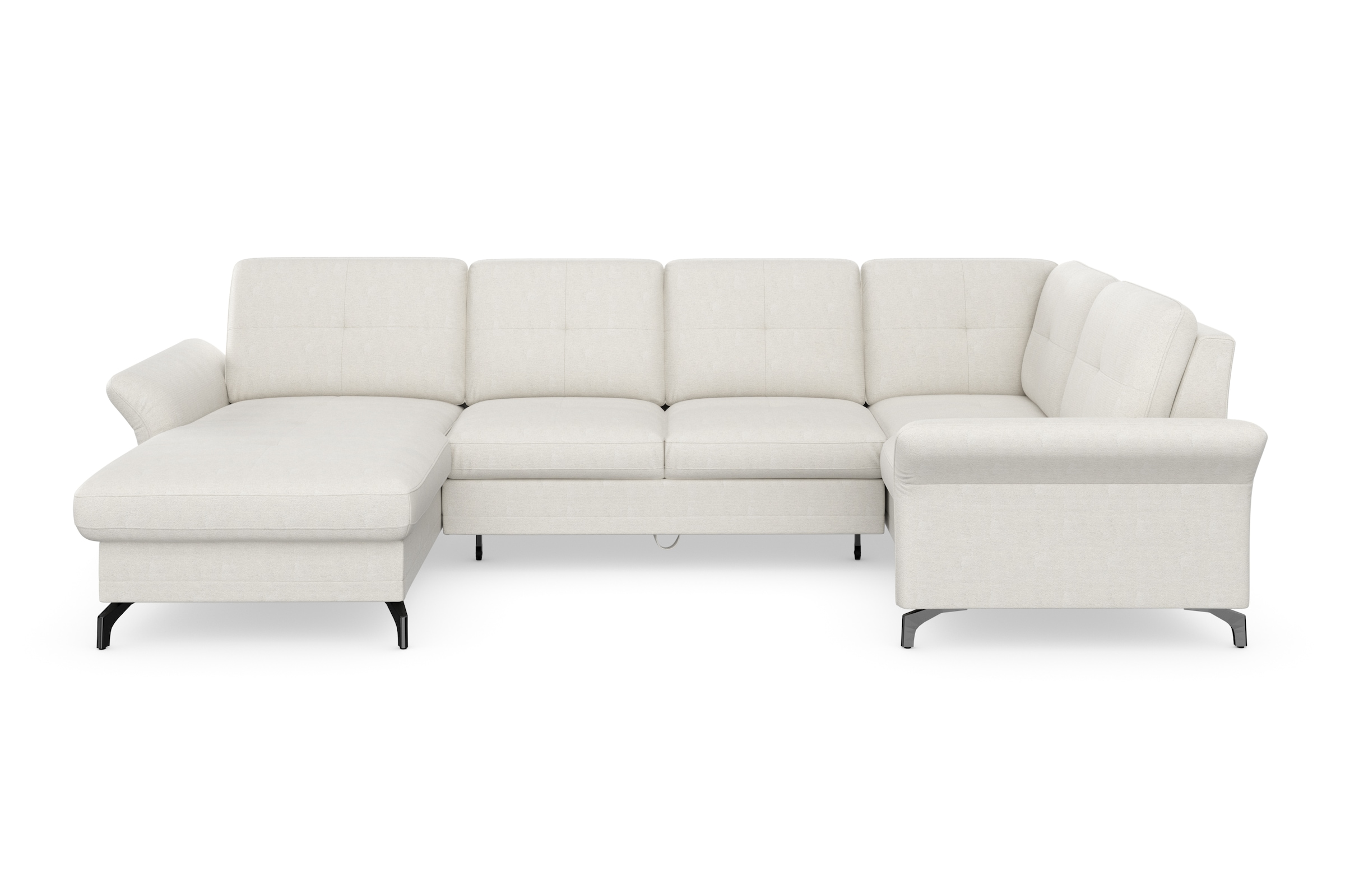 Home affaire Wohnlandschaft "Calando U-Form" wahlweise mit Bettfunktion, Be günstig online kaufen