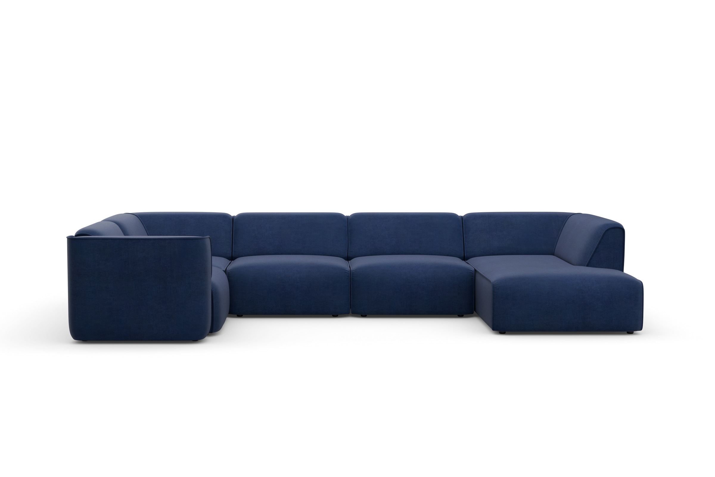 RAUM.ID Wohnlandschaft »Merid U-Form, jederzeit durch Module erweiterbar, B/T/H: 367/206/70 cm«, als Modul oder separat verwendbar, für individuelle Zusammenstellung