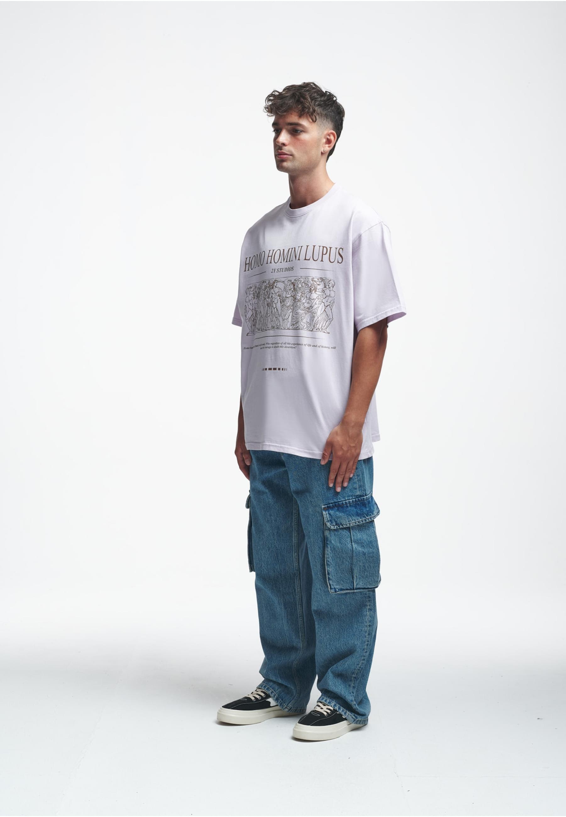 2Y Studios T-Shirt »2Y Studios Herren 2Y Homini Oversize Tee«, (1 tlg.)