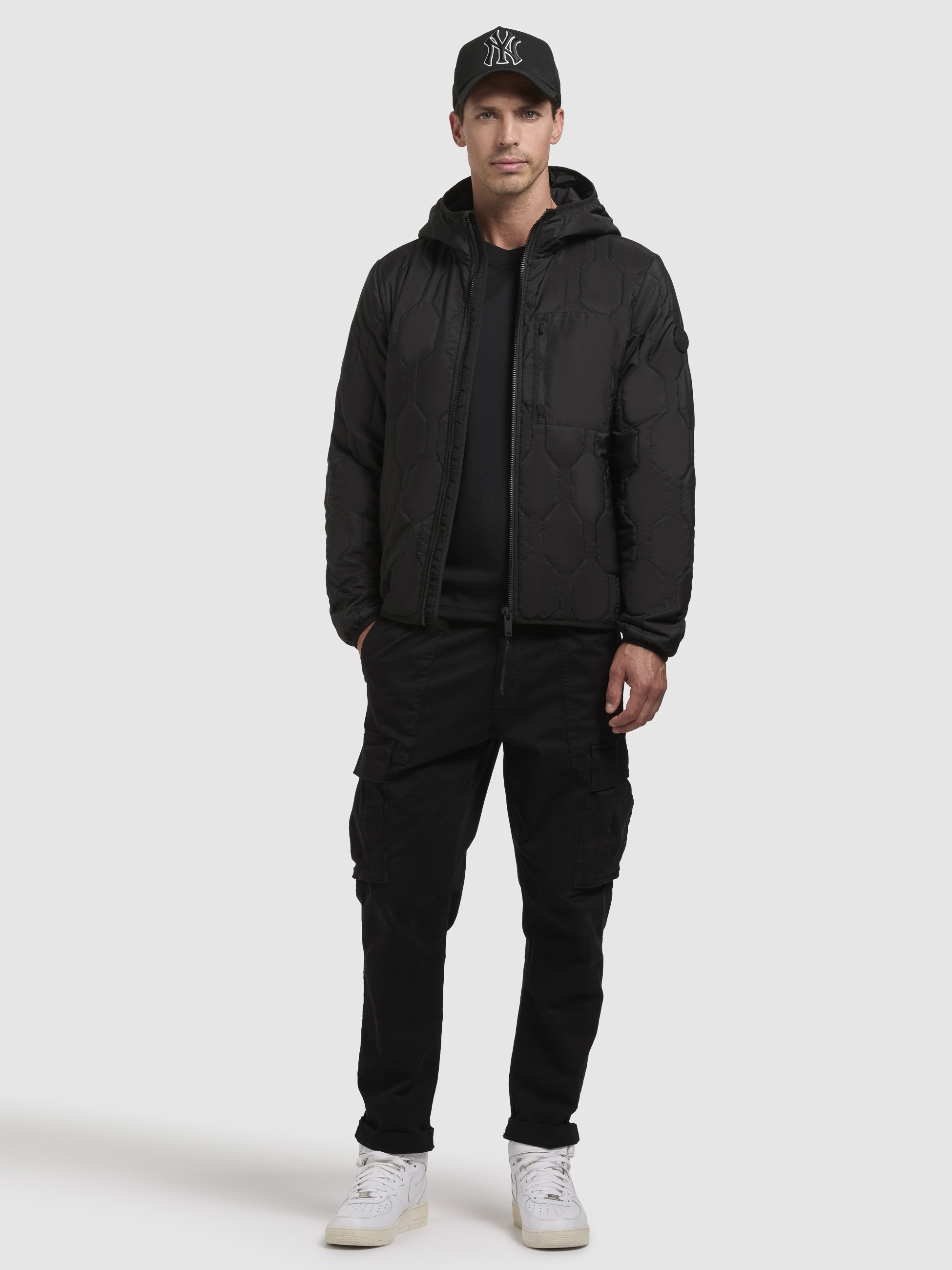 khujo Steppjacke »RHEIN«, mit Kapuze
