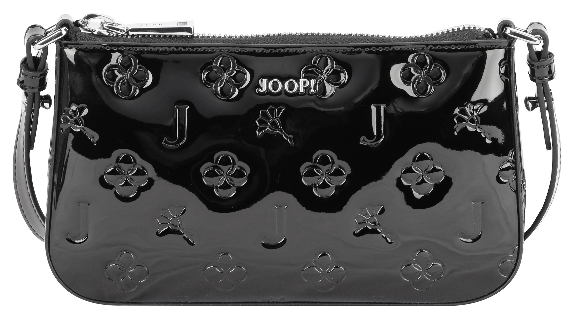 JOOP! Umhängetasche »decoro lucente eunike shoulderbag xshz«, in Lackoptik mit All-Over-Print