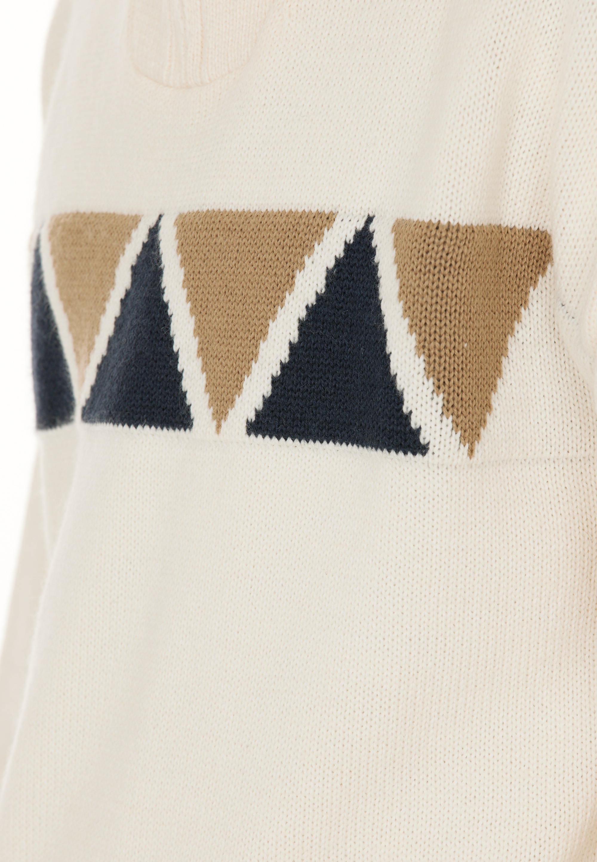SOS Strickpullover »Aboda«, mit winddichter Innenschicht