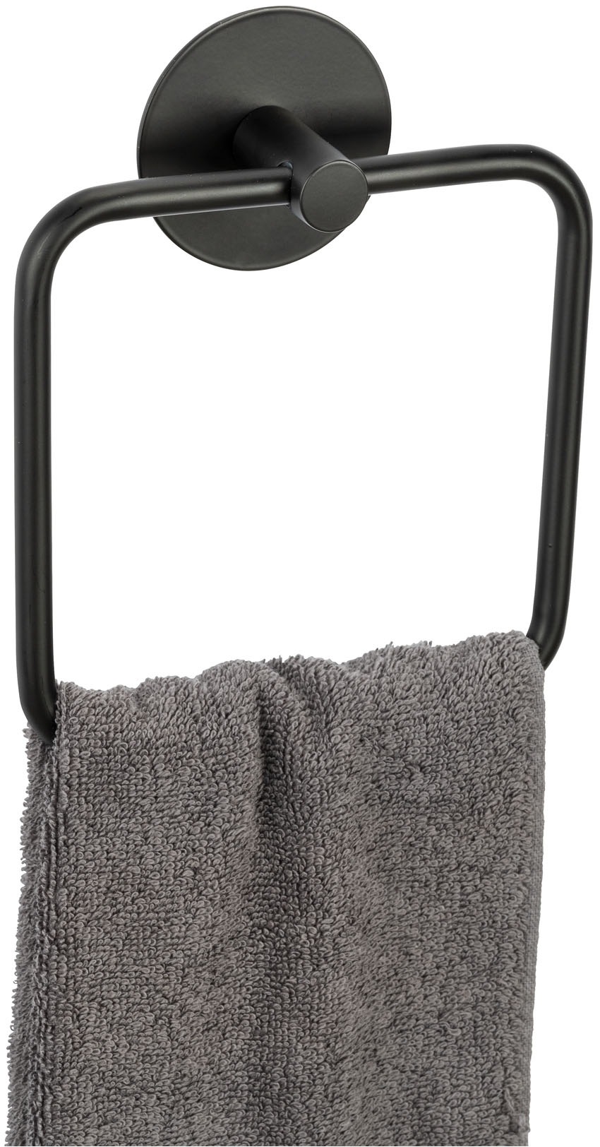 SCHÖNER WOHNEN-Kollektion Handtuchring »»Meleto««, Handtuchhalter aus rostfreiem Edelstahl, zum Kleben oder Bohren
