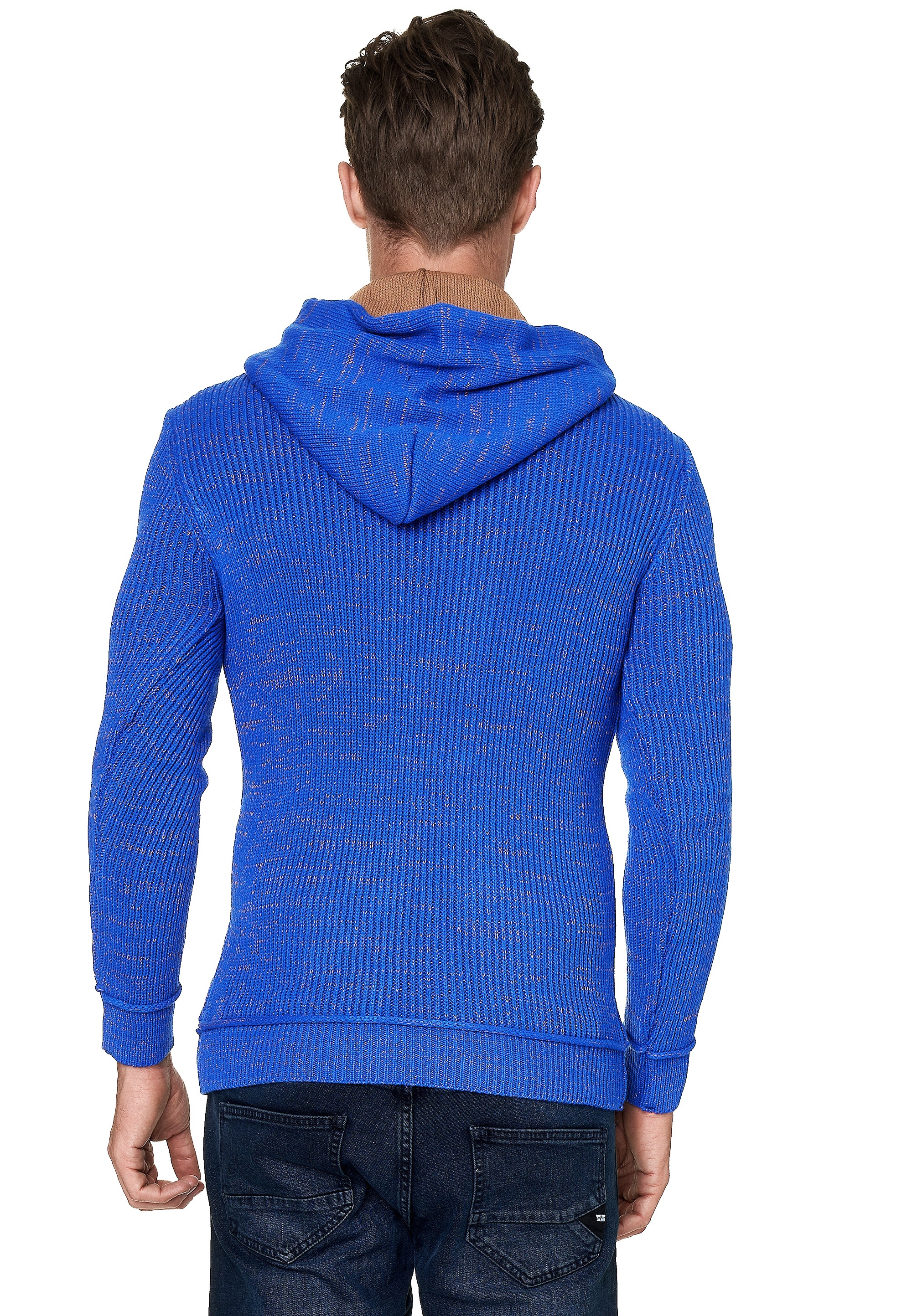 Rusty Neal Kapuzensweatshirt, mit stylischem Ausschnitt