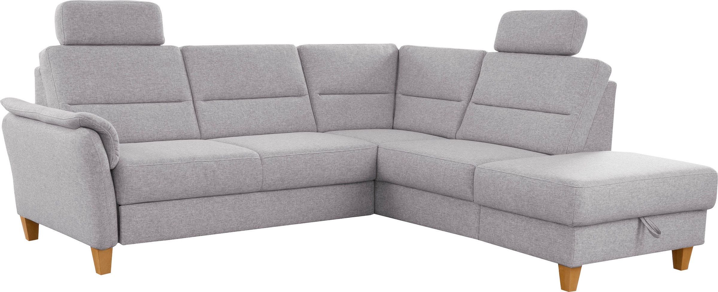 Home Affaire Palmera L-Shape Corner Sofa silver 2