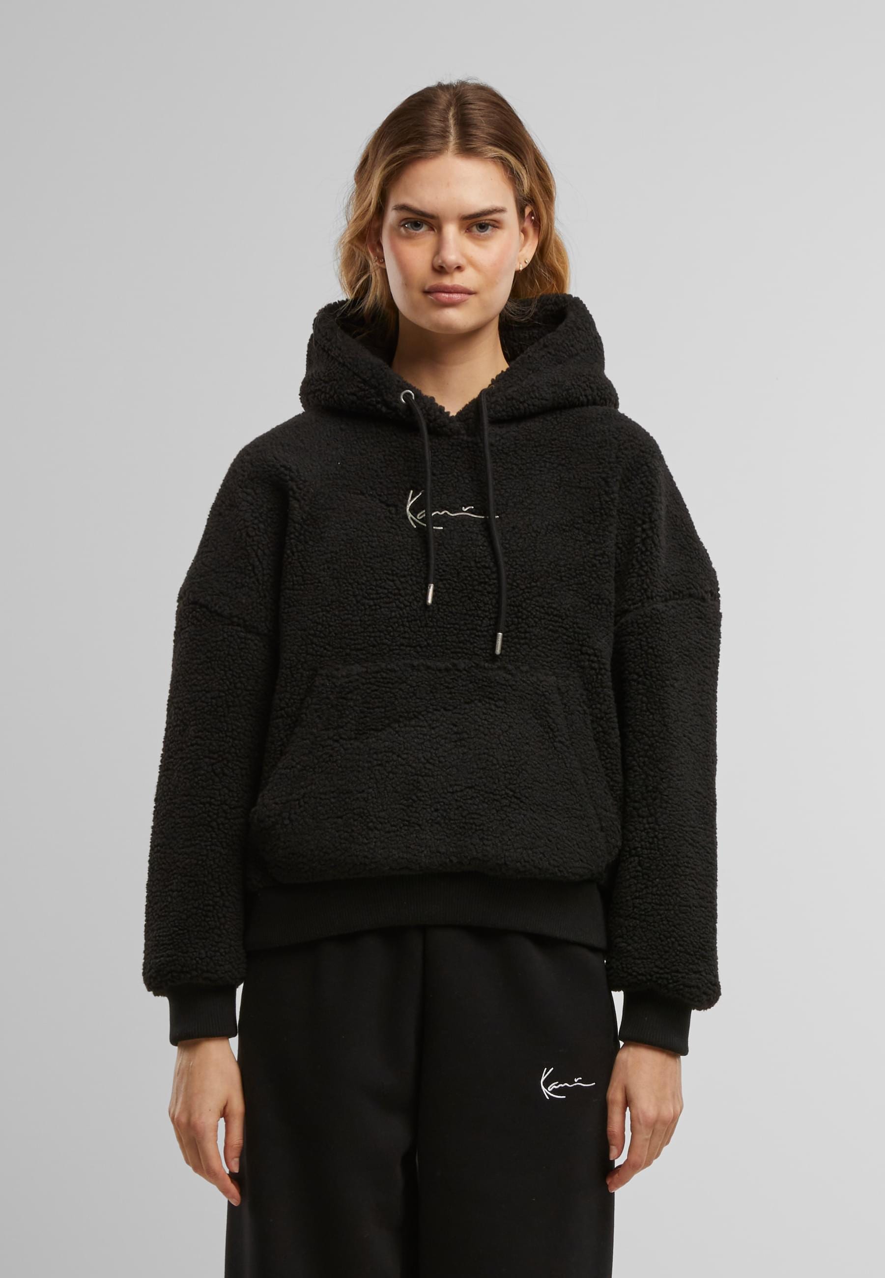 Karl Kani Kapuzenpullover »Karl Kani KK Metal Signature Teddy Os Hoodie«, (1 tlg.)