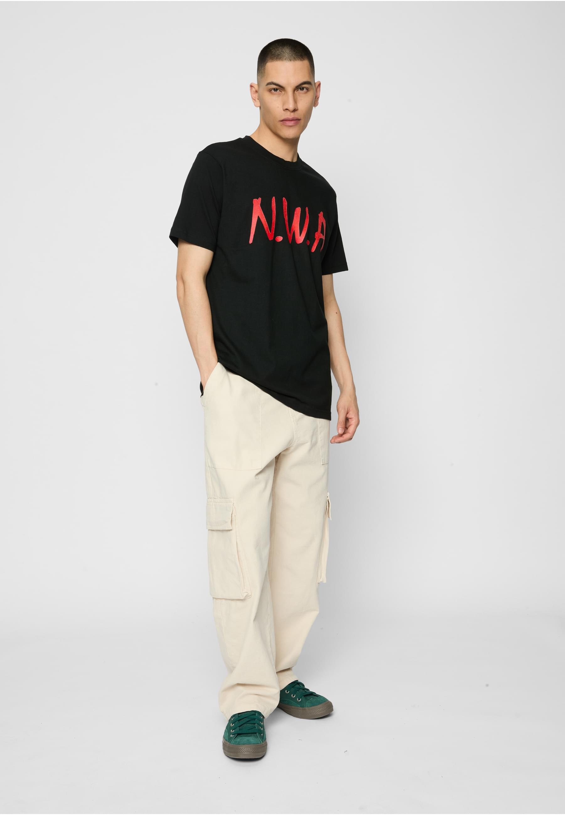 MisterTee Kurzarmshirt »MisterTee Herren N.W.A Tee«, (1 tlg.)